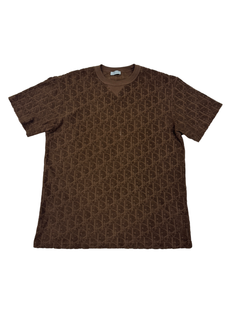 Dior Towel Tee Brown - Size S