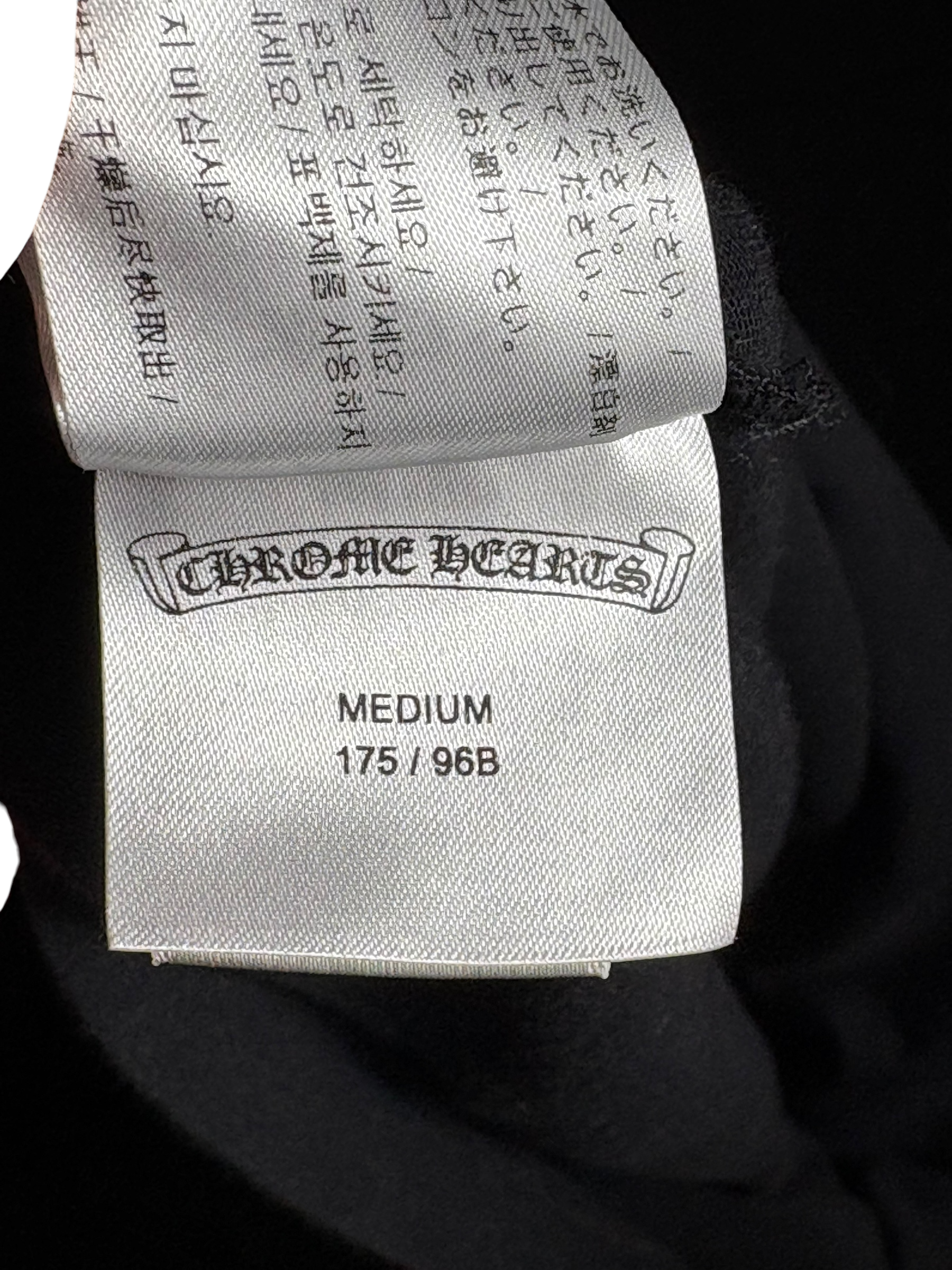 Chrome Hearts Staff Long Sleeve Black Neon Green