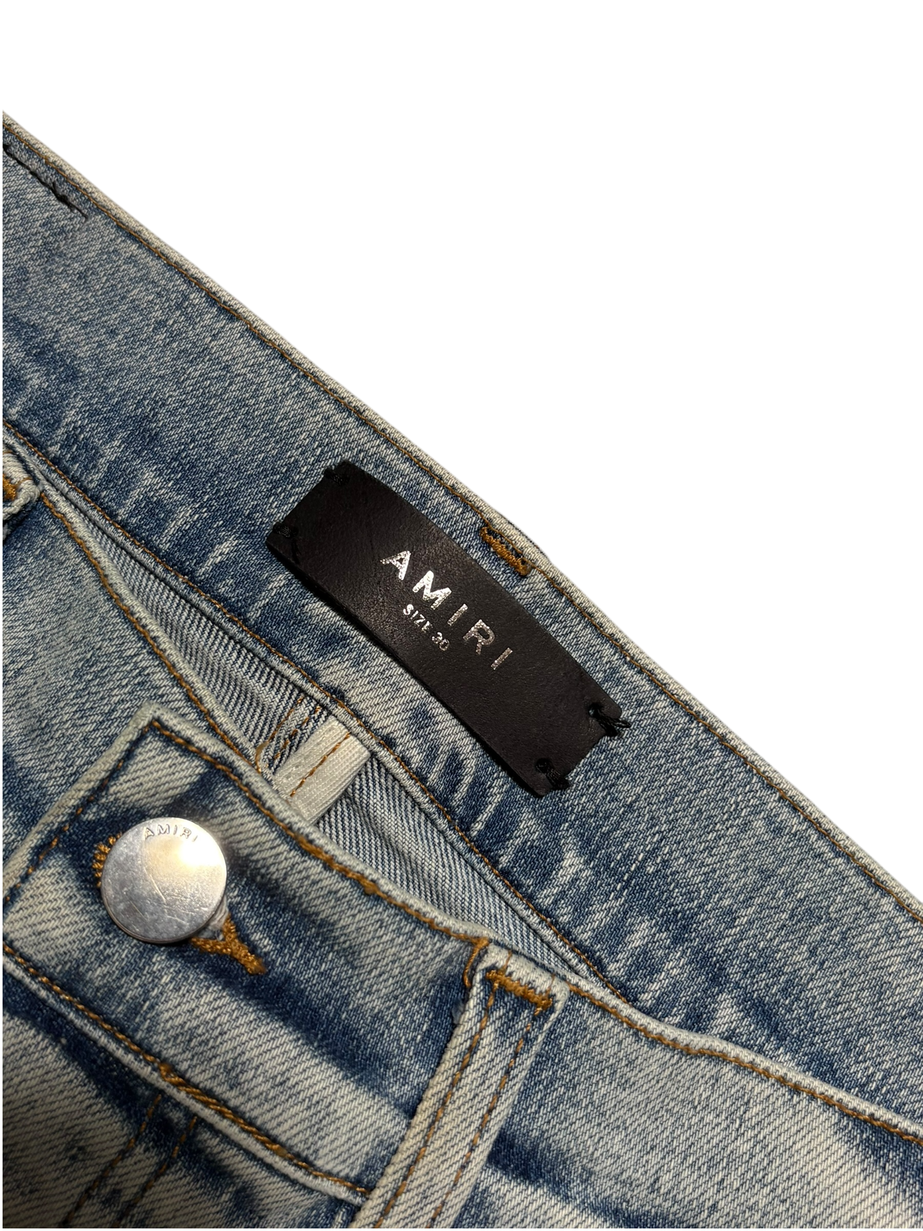 Amiri Mx1 LightWash Iridescent Patch