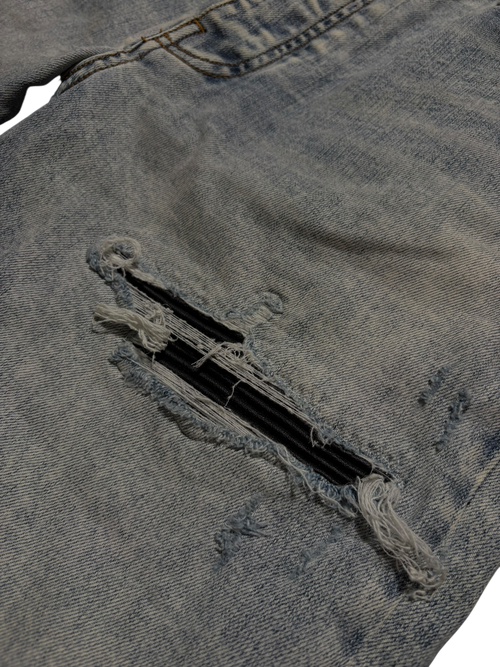 Amiri Mx1 LightWash Black Patch