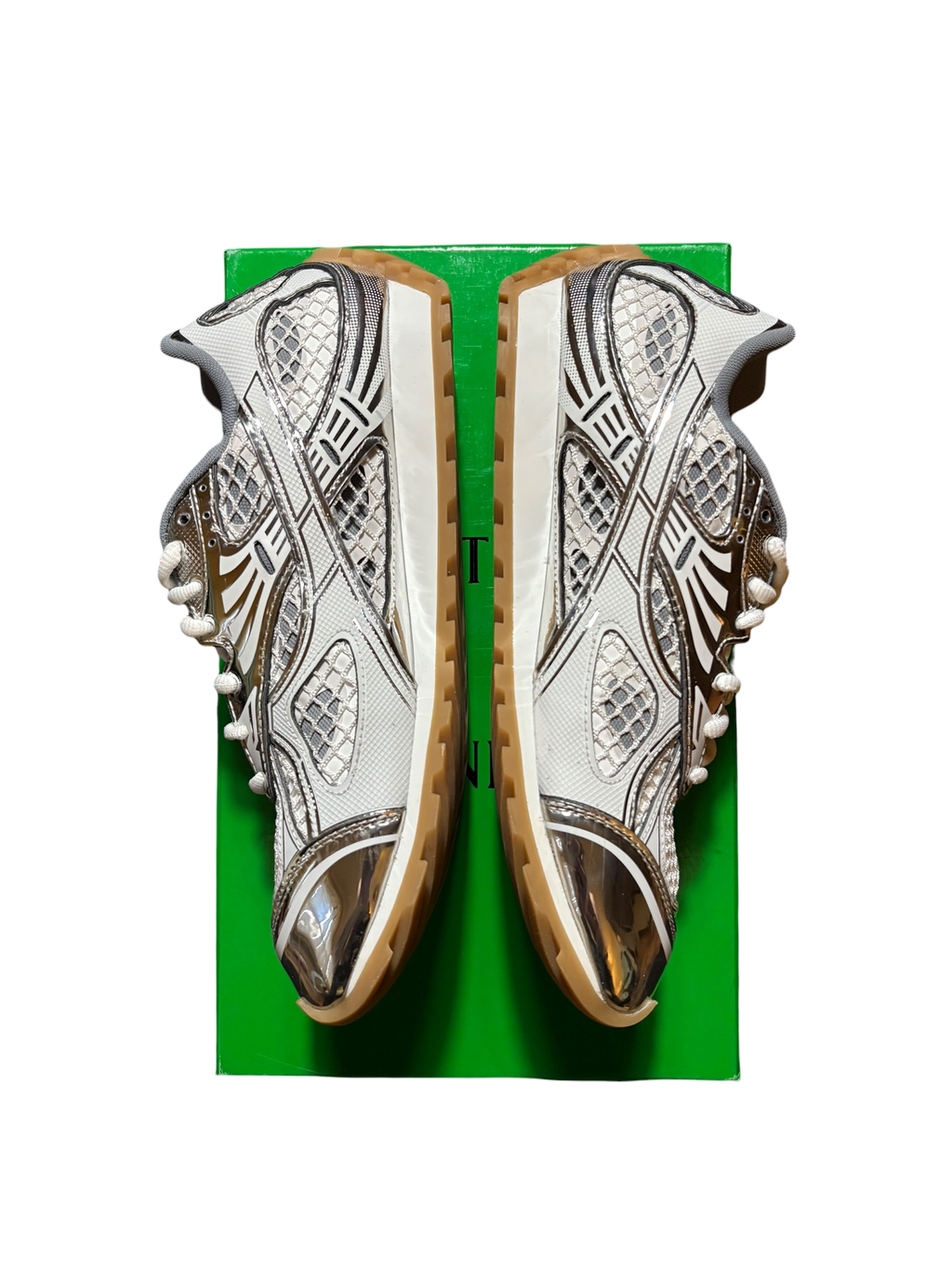 Bottega Veneta Orbit Sneakers Silver