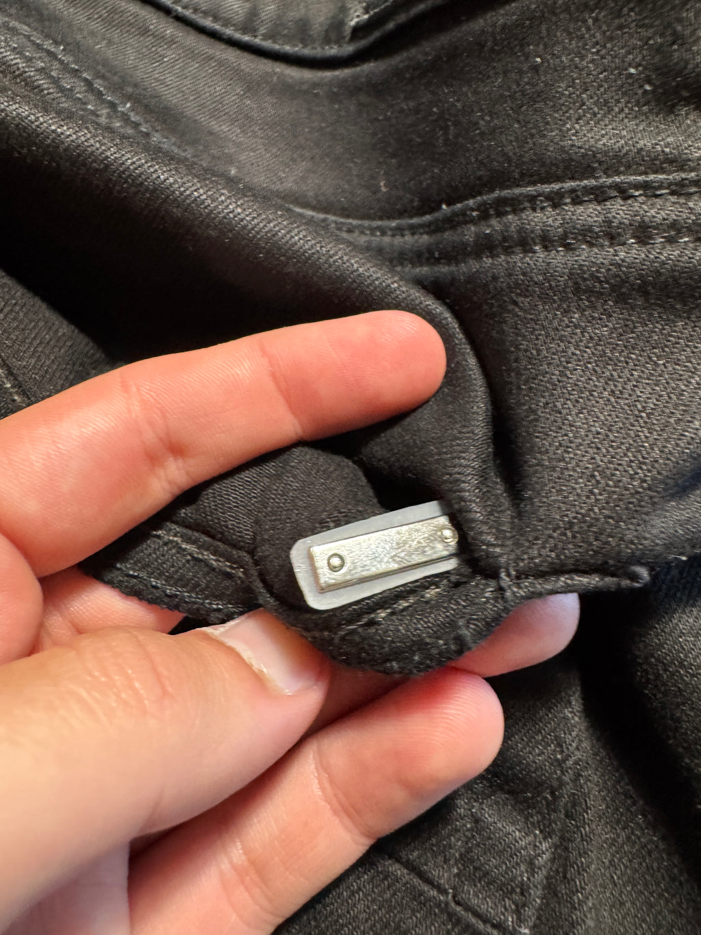 Amiri MX1 Black Silver Patch