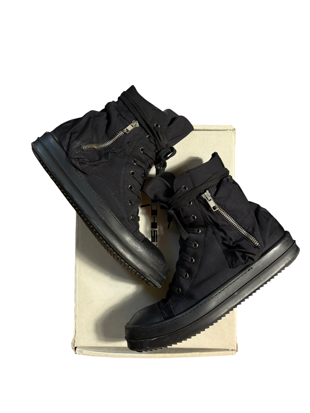 Rick Owens DRKSHDW Cargo Ramones Sneakers - Size 41