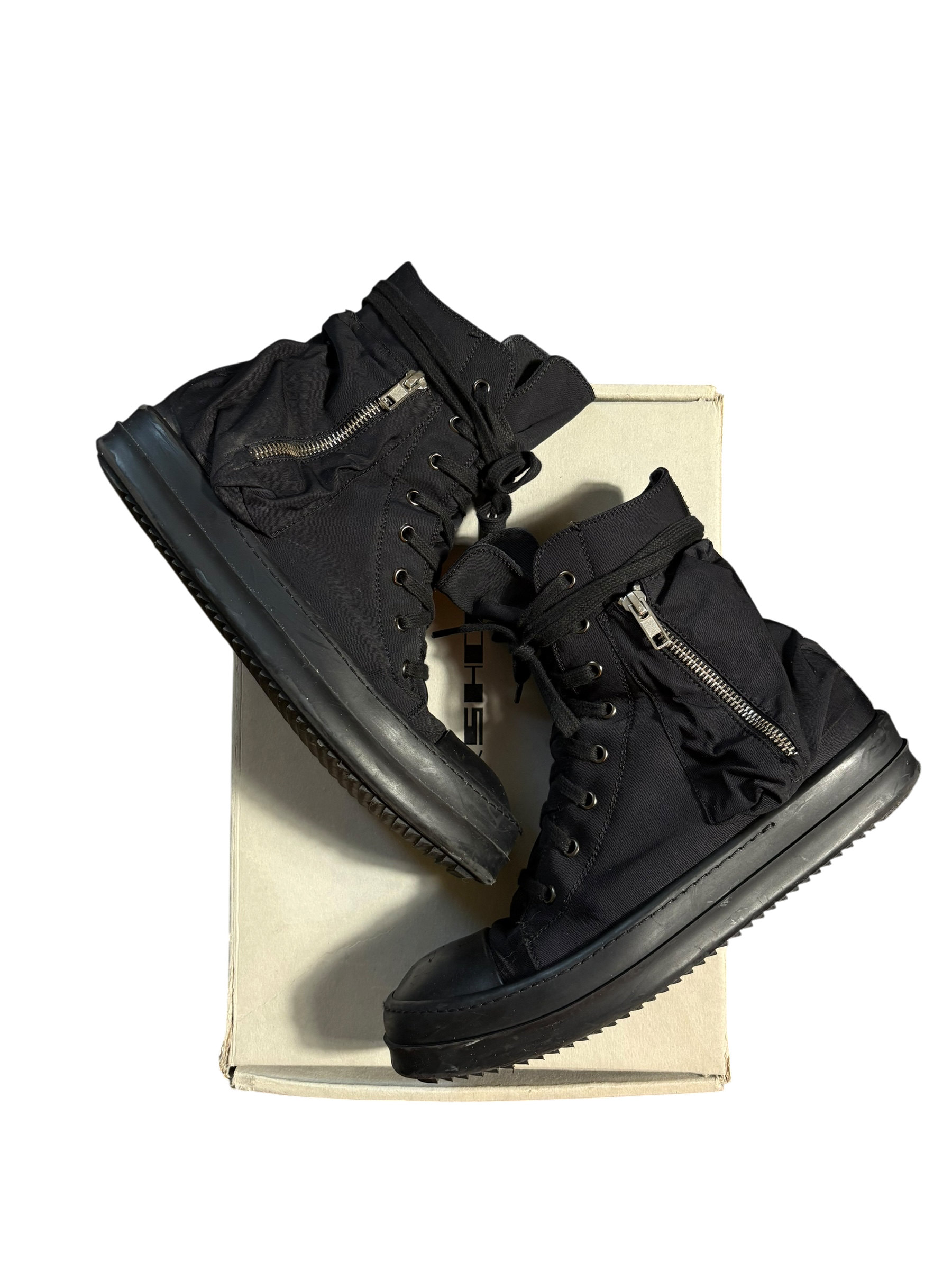 Rick Owens DRKSHDW Cargo Ramones Sneakers - Size 41
