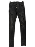 Amiri MX1 Black Camo Patch Jeans