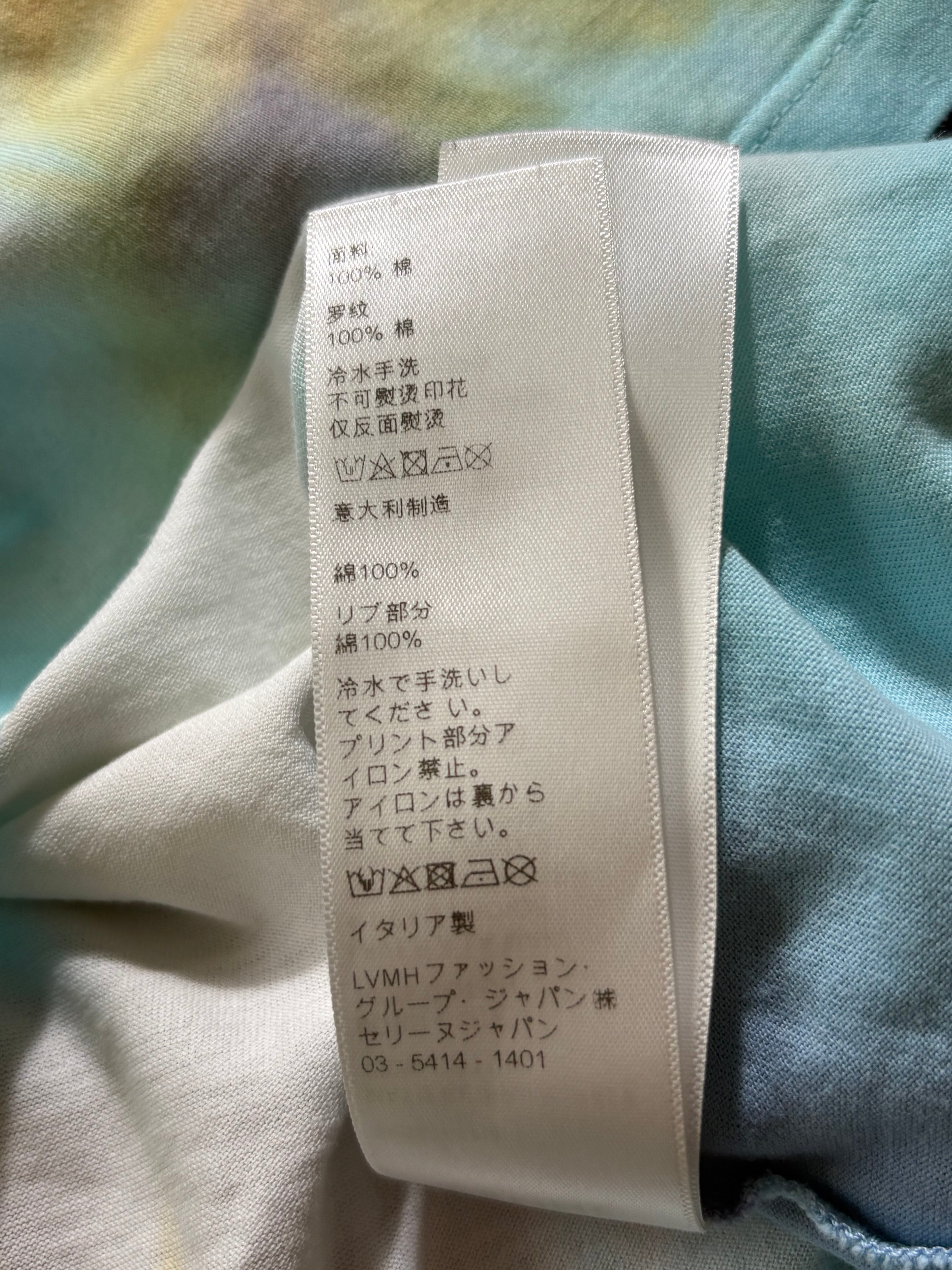 Celine Studded Tie Dye T-Shirt