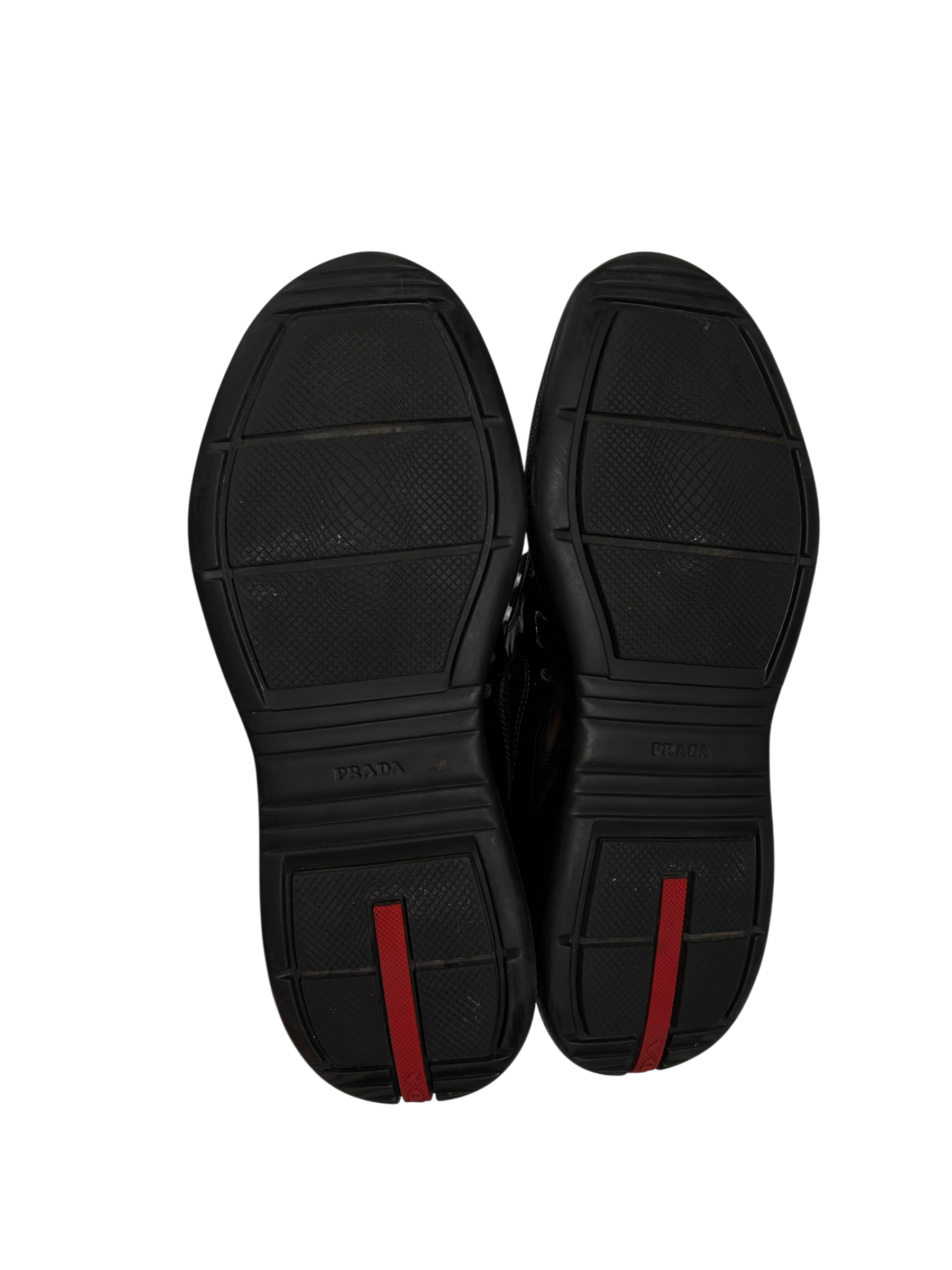 Prada Americas Cups Black Patent Leather - Size 8P (9US)