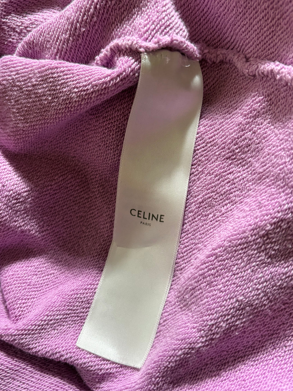 Celine Classic Pink Logo Hoodie - Size M