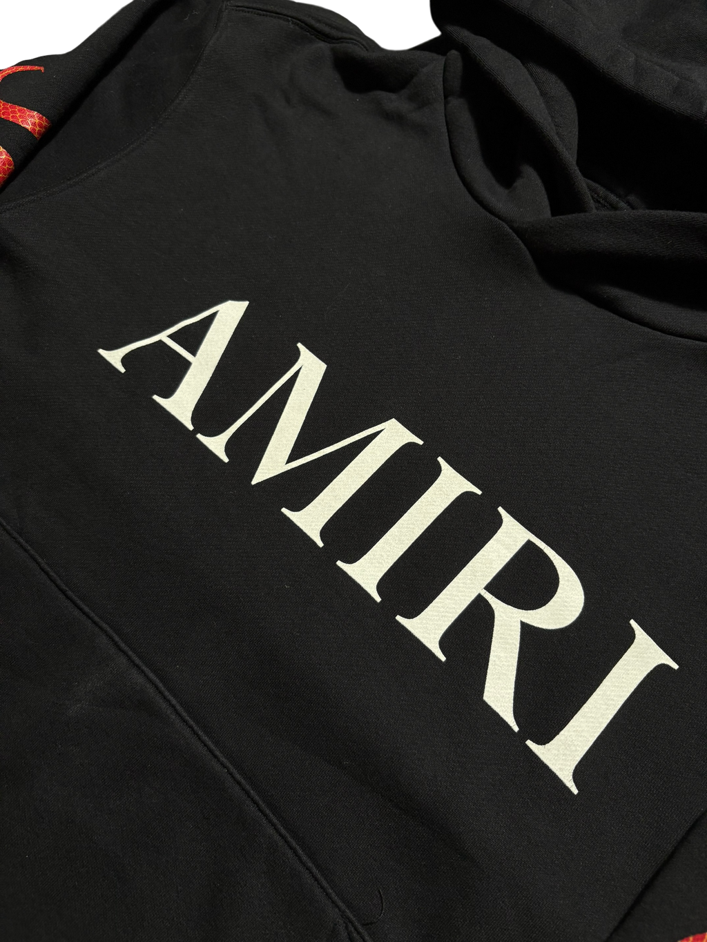 Amiri Snake Sleeves Pullover Hoodie - Size XL