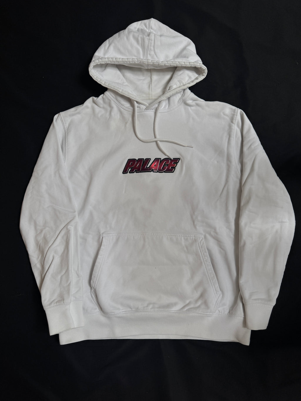 Palace Hoodie Logo White
