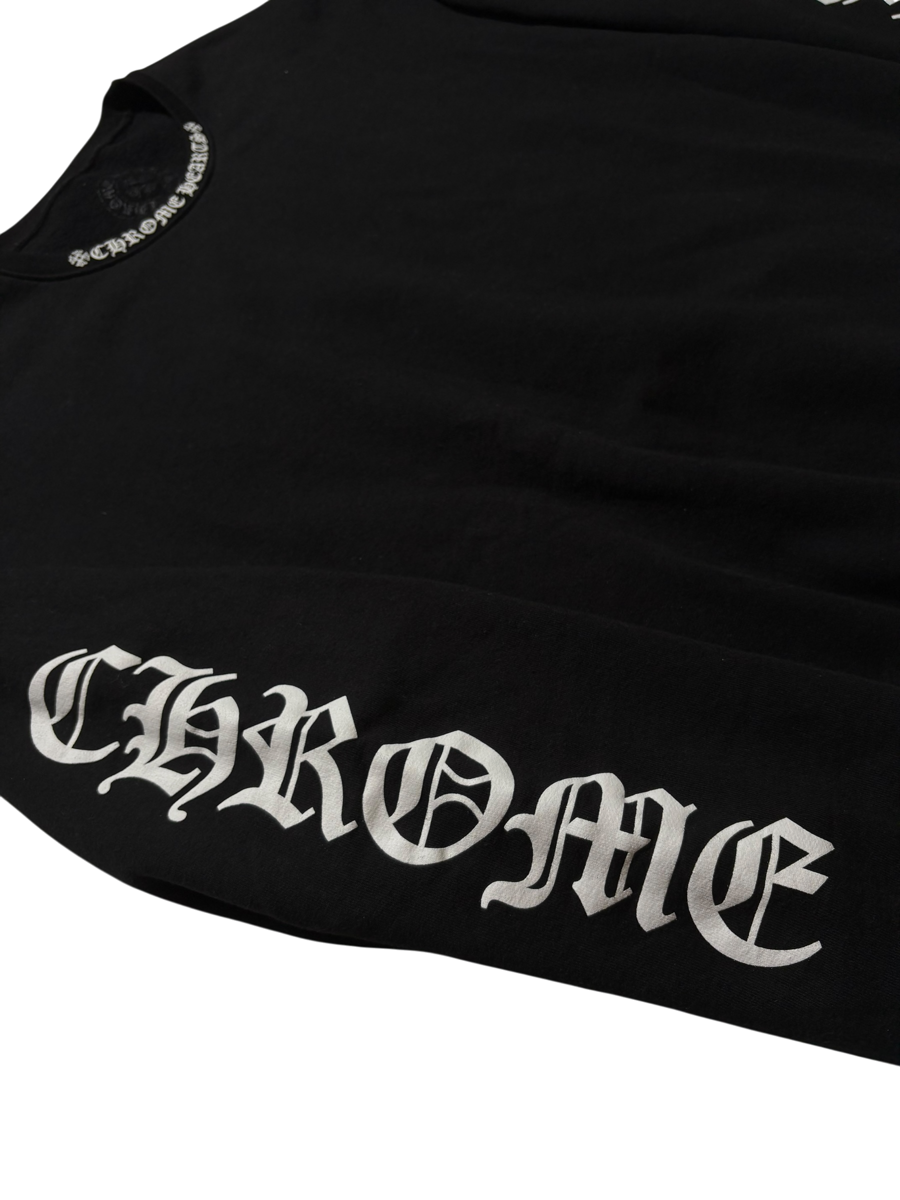 Chrome Hearts Neck Logo Crewneck - Size XL