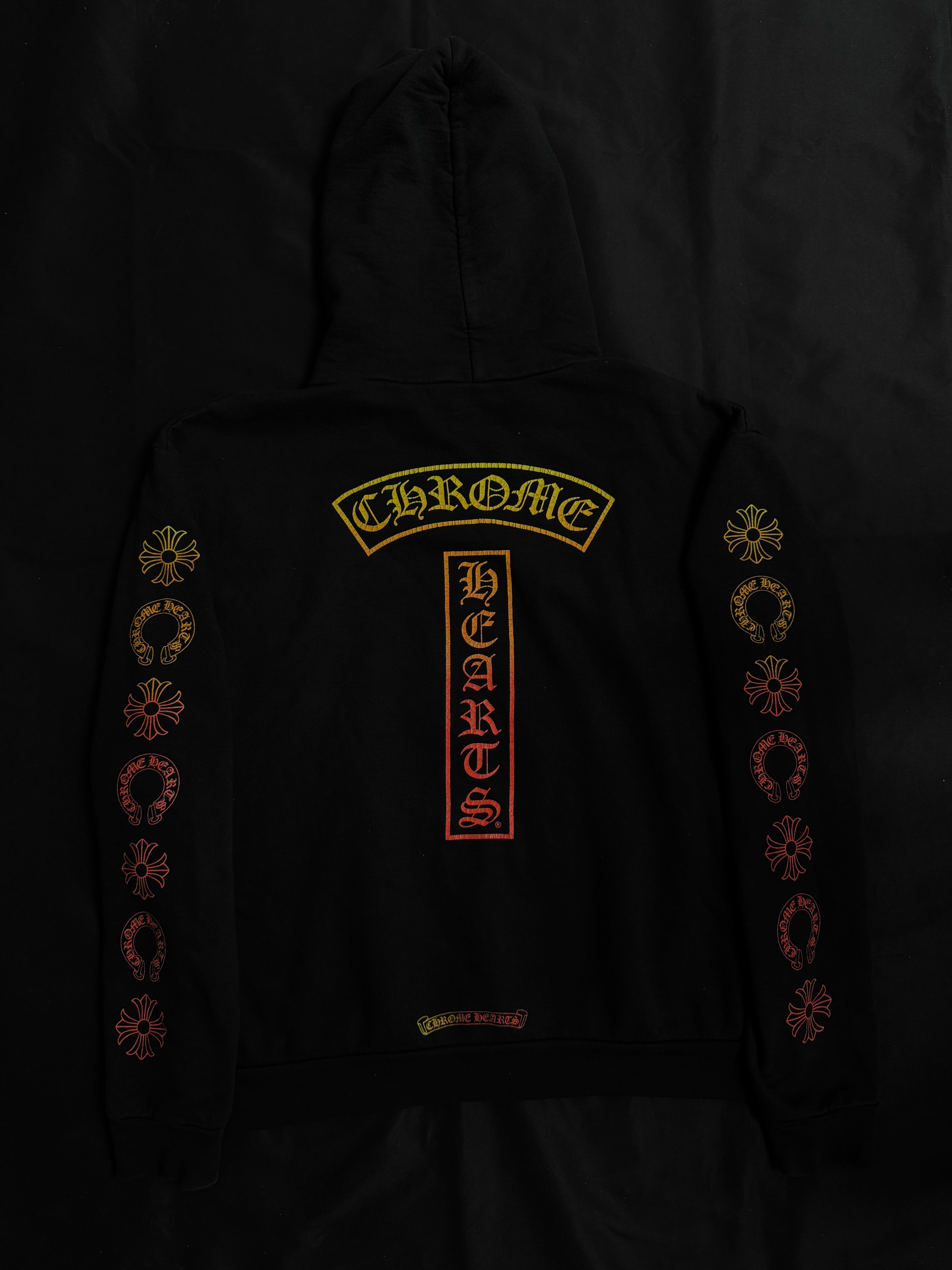 Chrome Hearts Gradient T-bar Hoodie Black