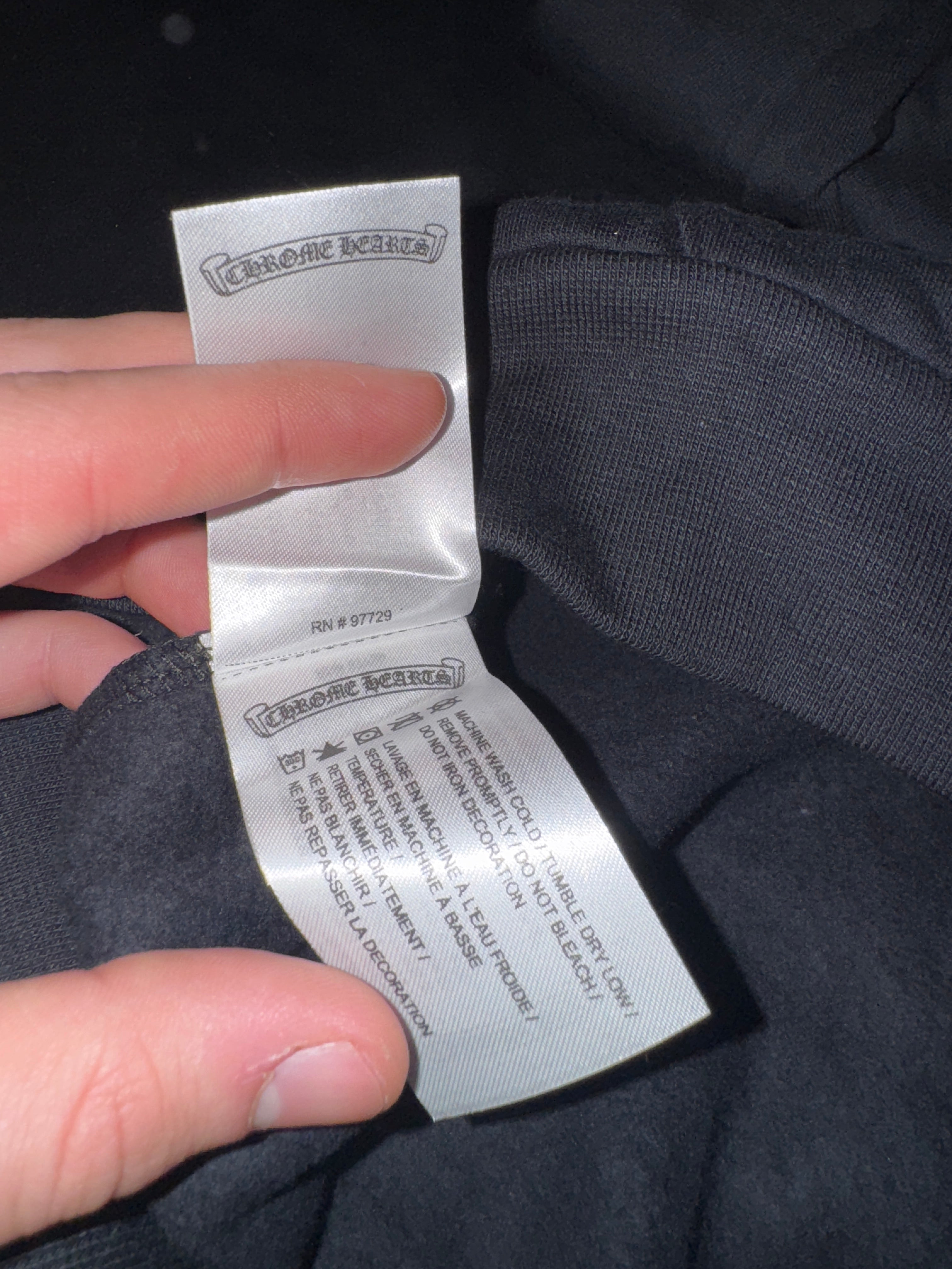 Chrome Hearts 1988 Hoodie Black - Extra Large