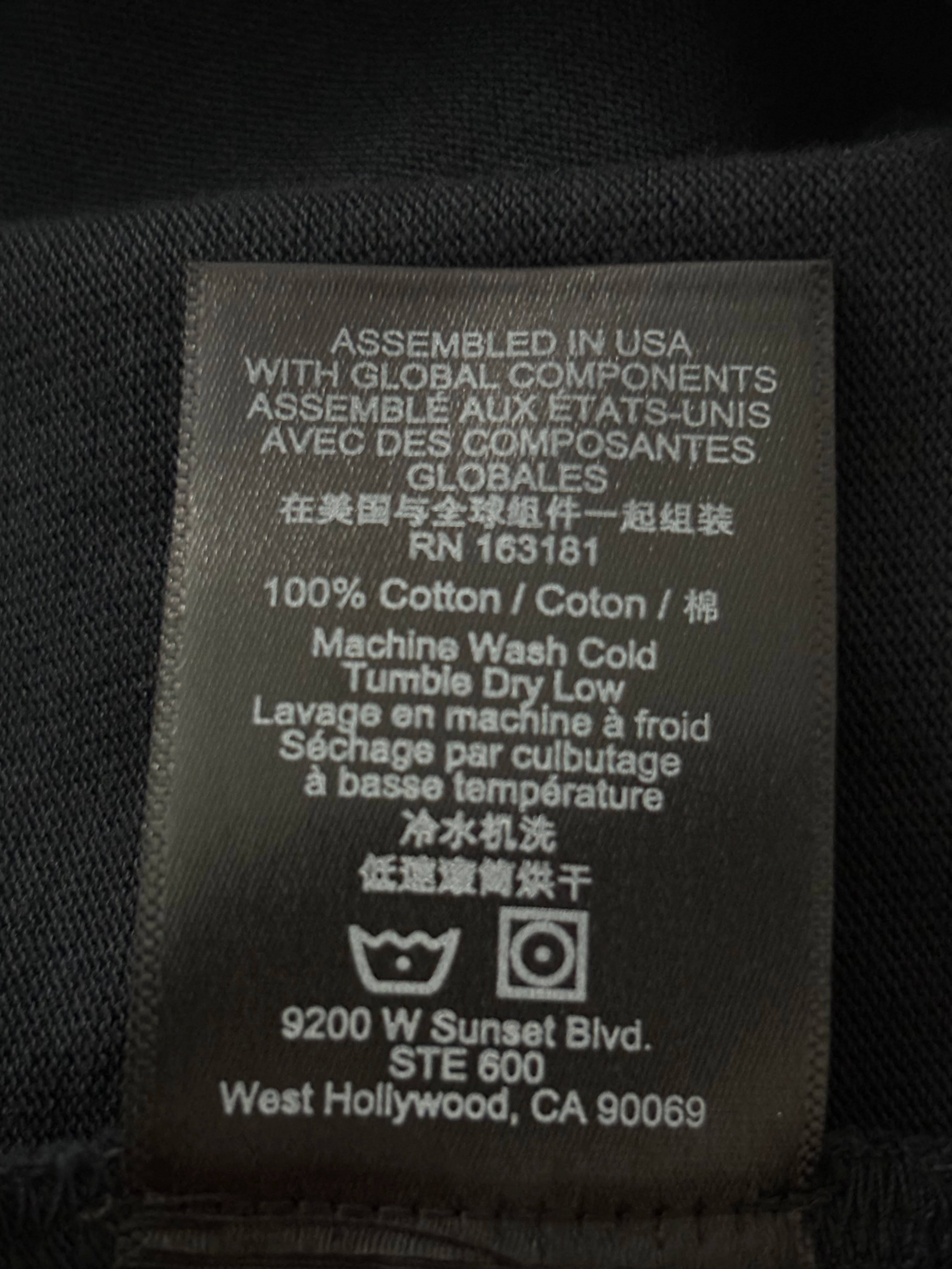 Rhude Boys Vintage Black T-Shirt