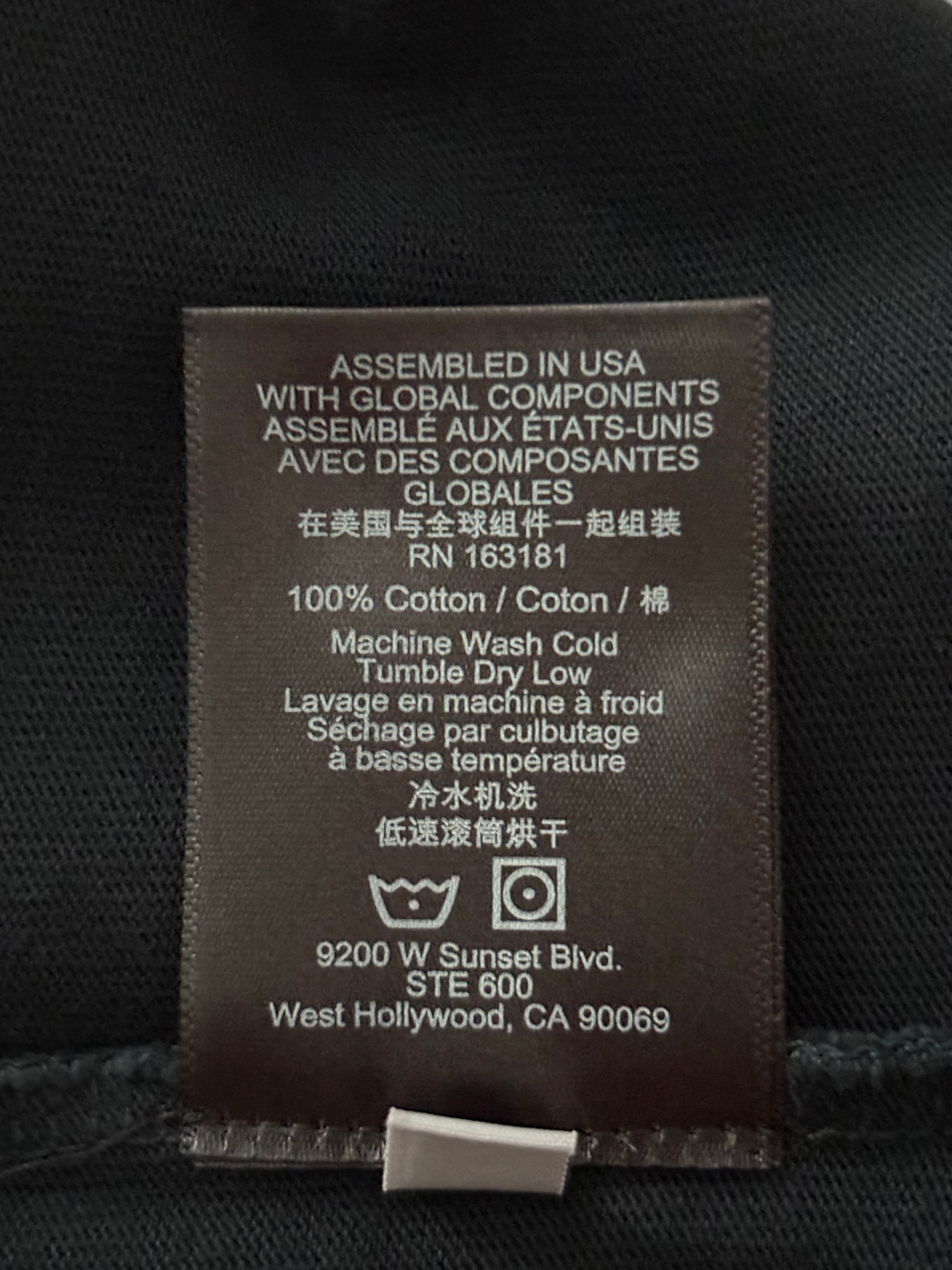 Rhude Live Rhudes Vintage Black T-Shirt