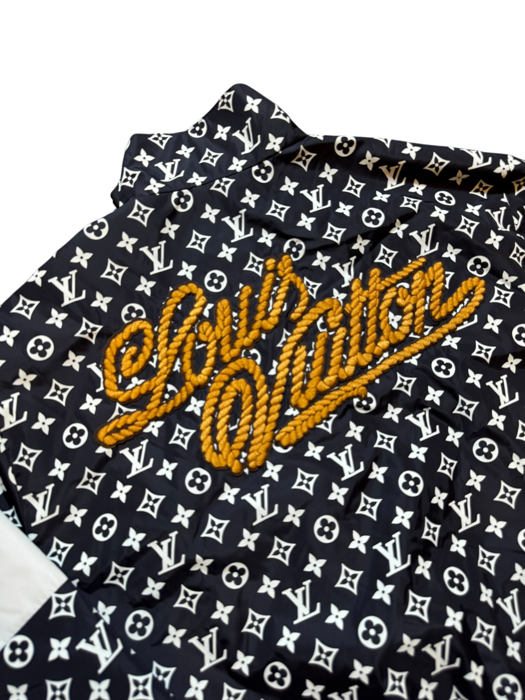 Louis Vuitton Monogram Nylon Windbreaker Jacket - Size 48