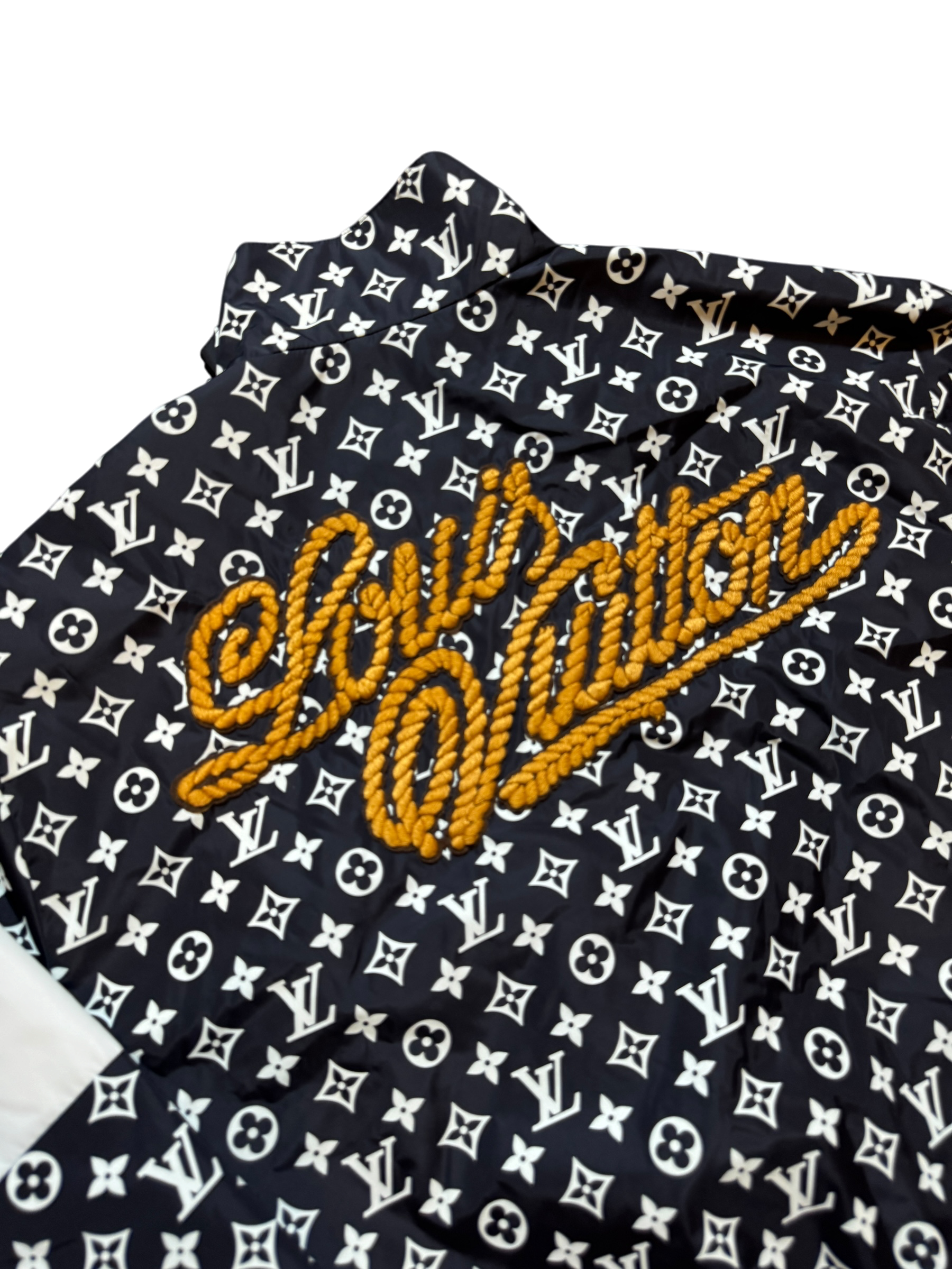 Louis Vuitton Monogram Nylon Windbreaker Jacket - Size 48