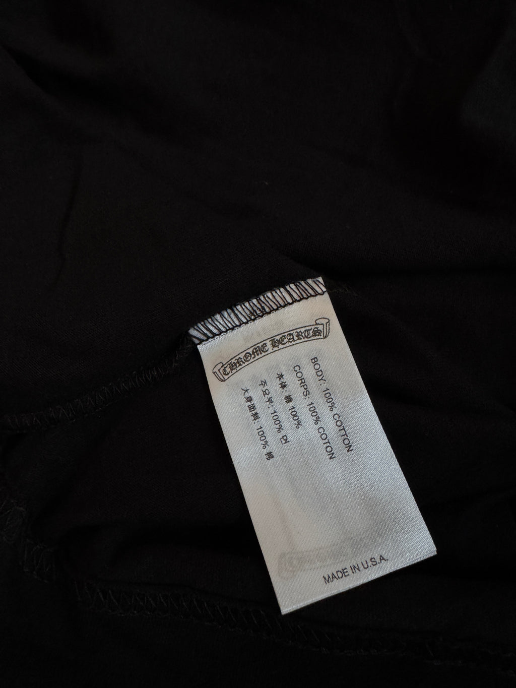 Chrome Hearts Neck Logo Pink/Black Longsleeve Shirt