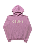 Celine Classic Pink Logo Hoodie - Size M