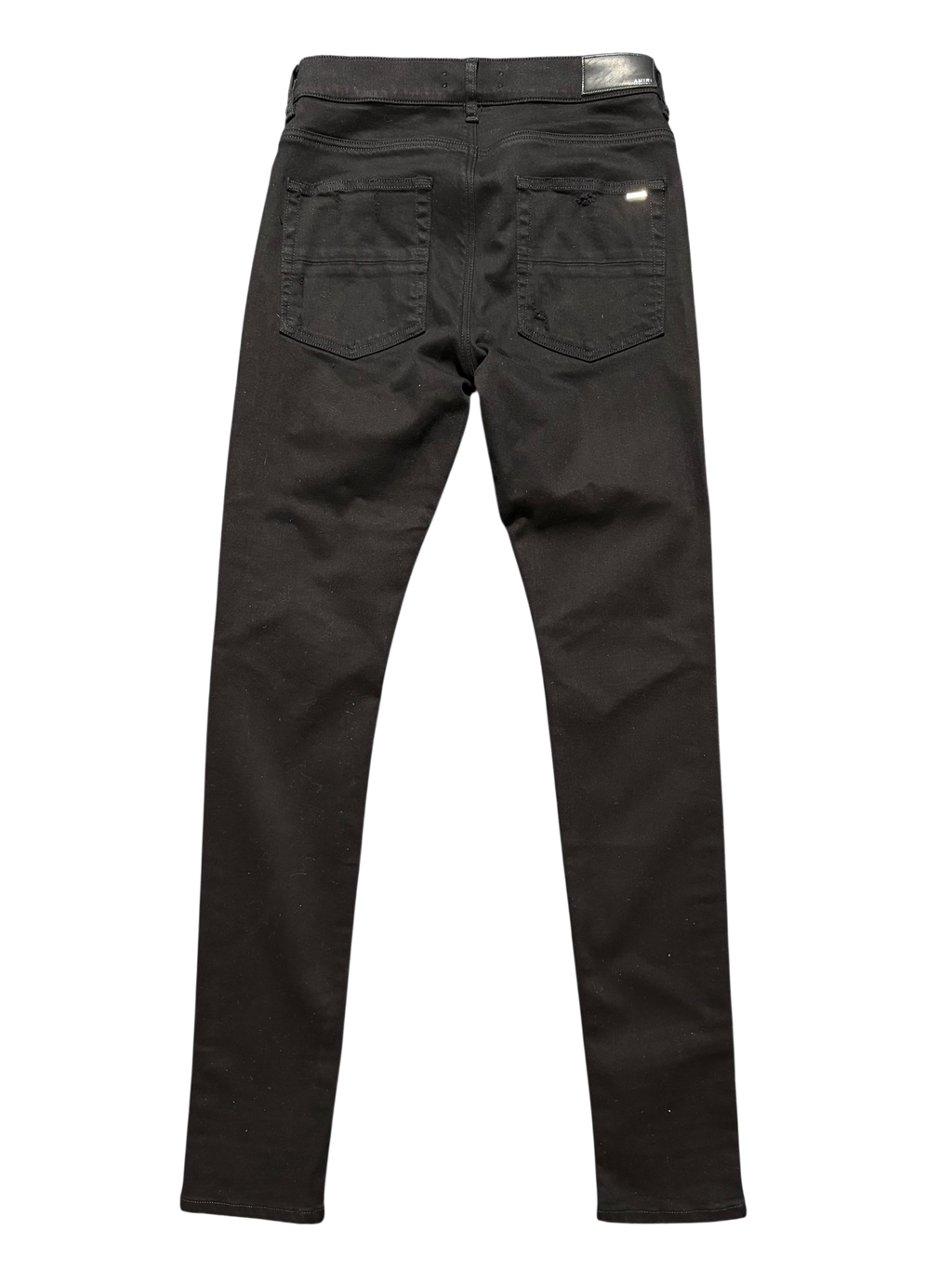 Amiri MX1 Black Green Patch Jeans - Size 31
