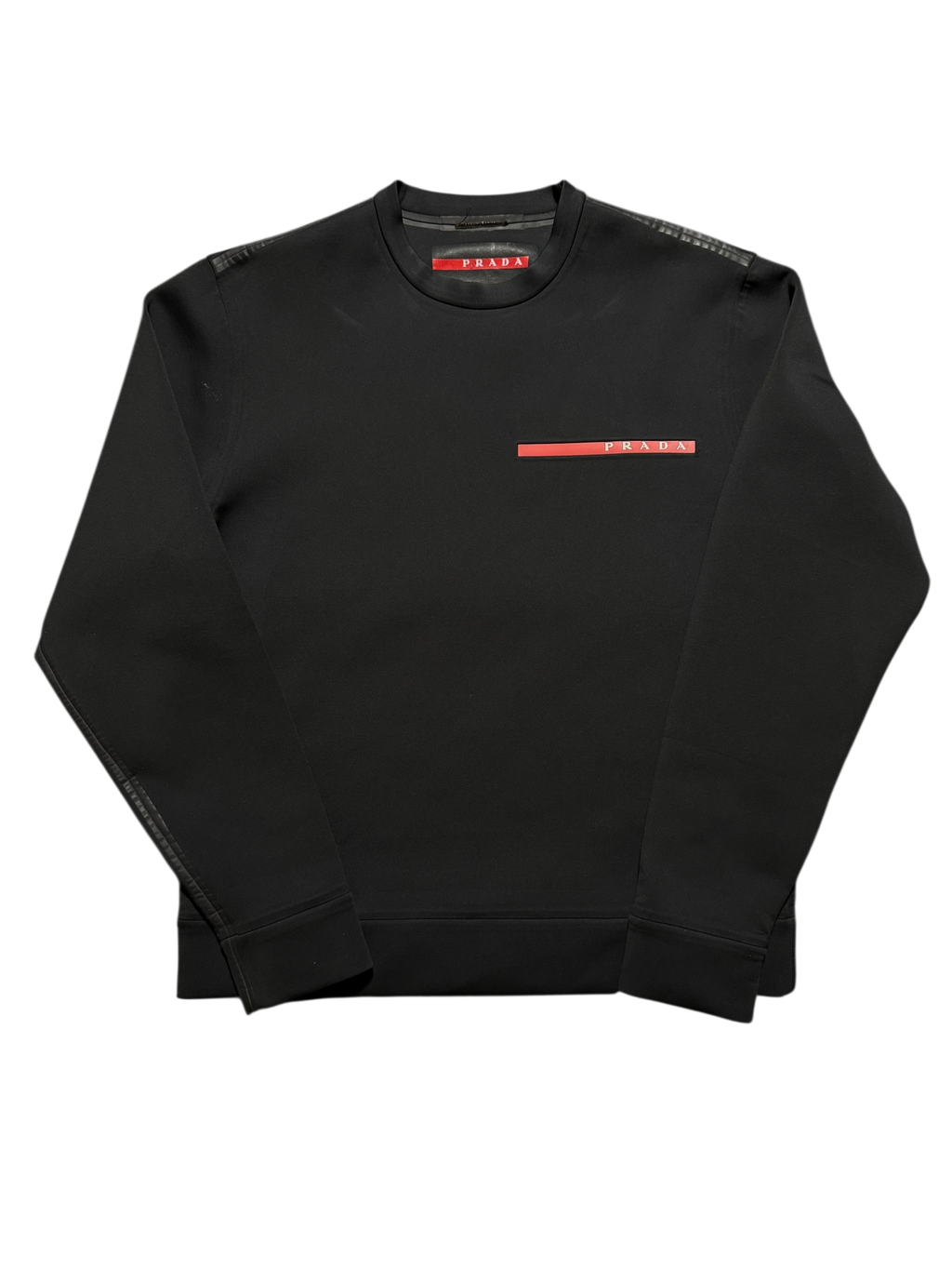 Prada Tech Black Crewneck