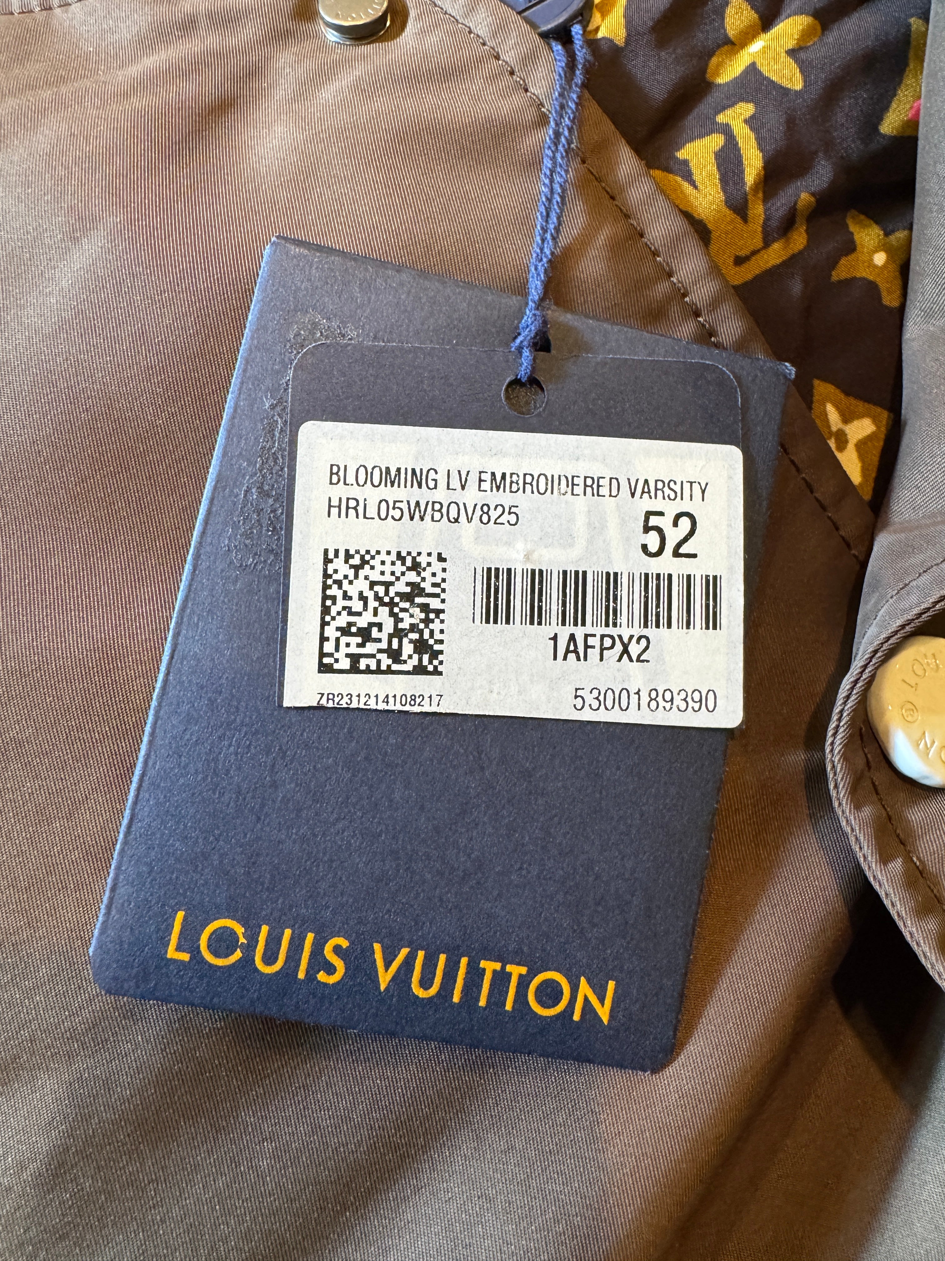 Louis Vuitton by Tyler, the Creator Embroidered Varsity Jacket - Size 52