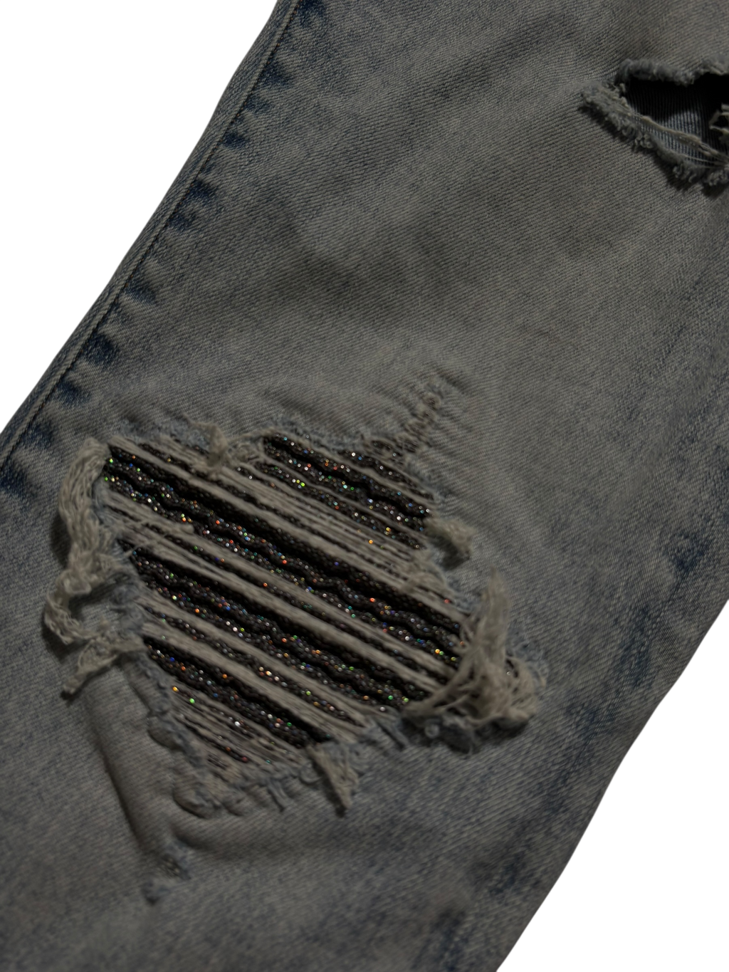 Amiri Mx1 LightWash Iridescent Patch