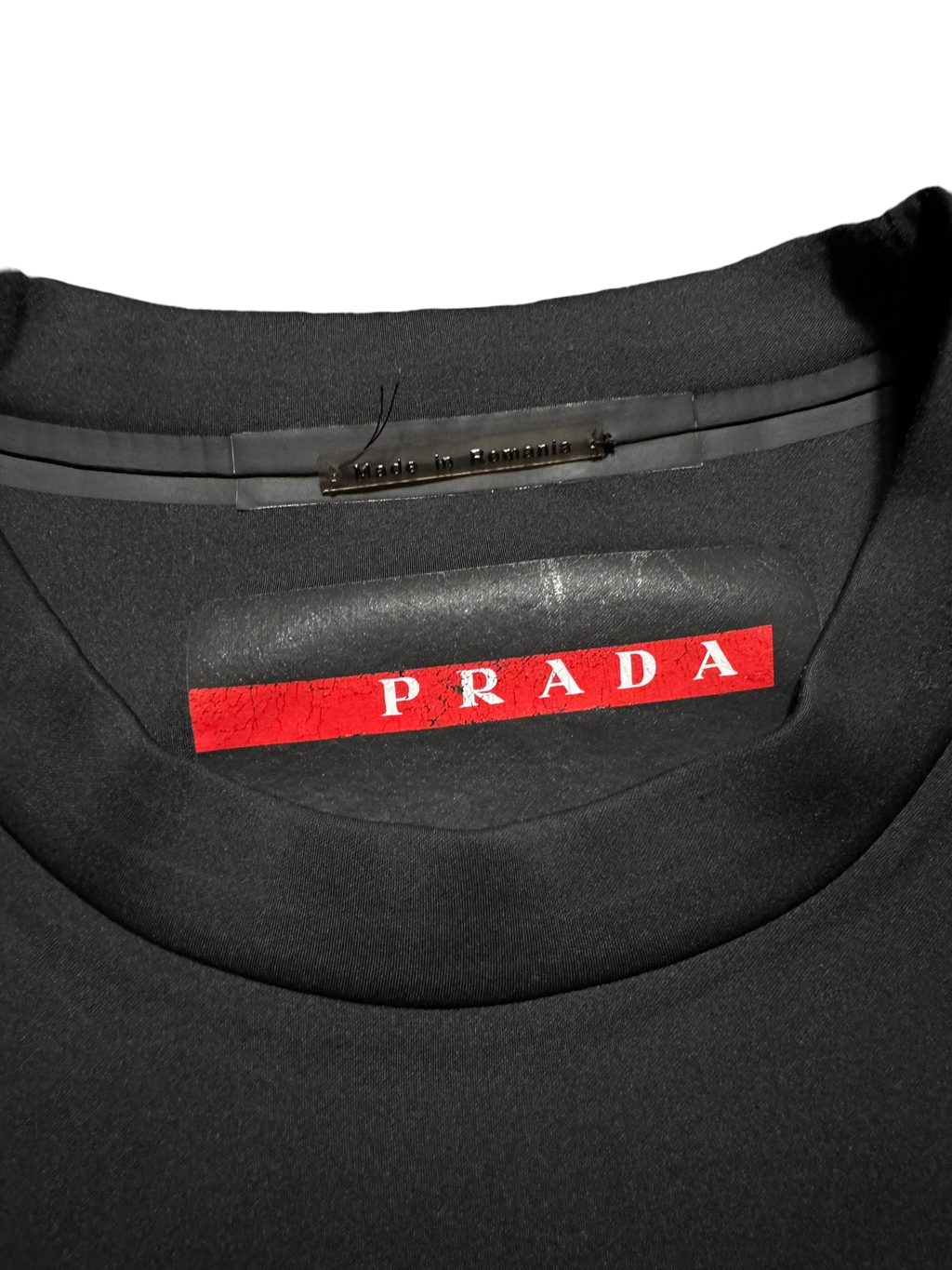 Prada Tech Black Crewneck