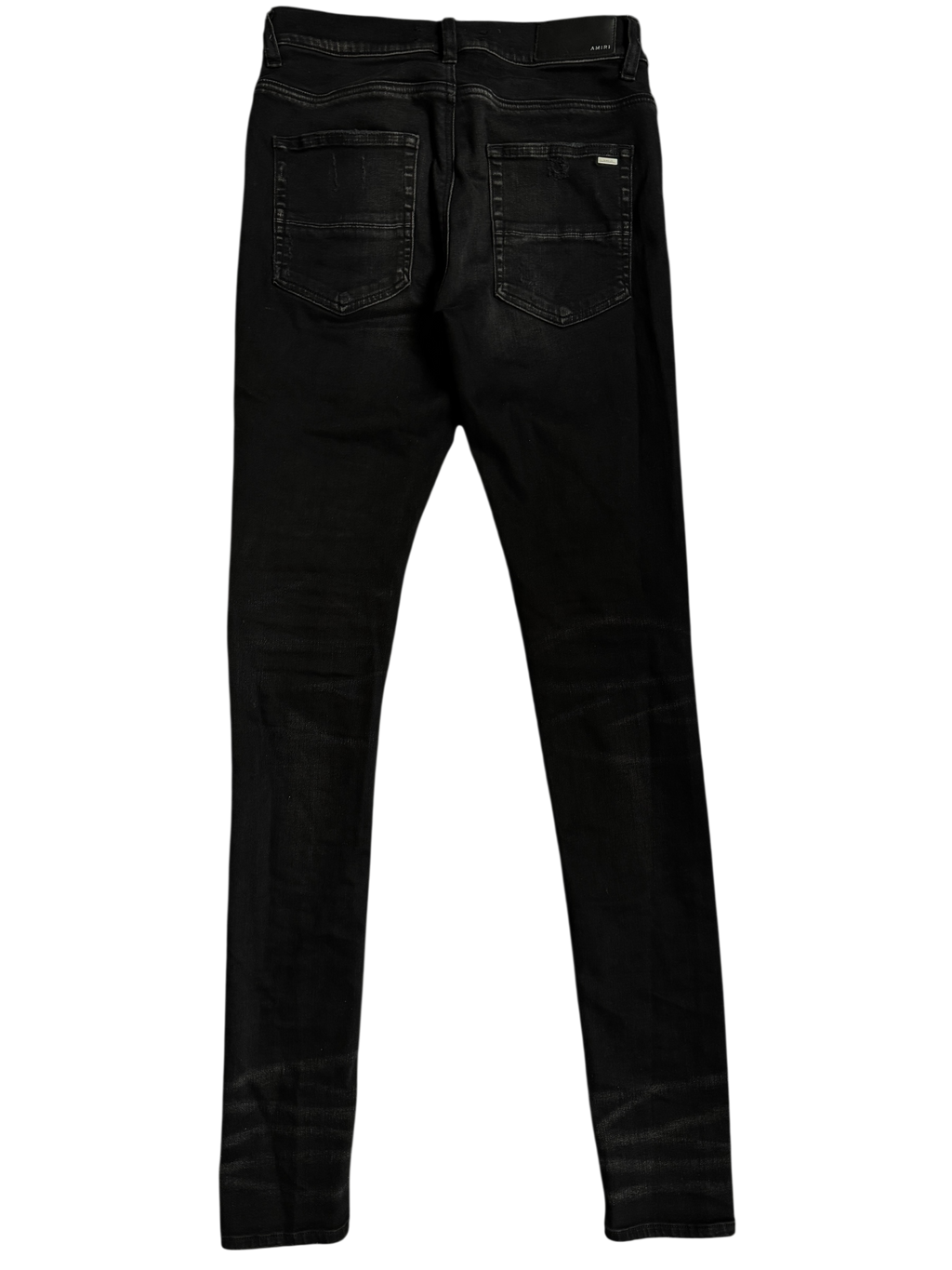 Amiri MX1 Black Purple Patch Jeans