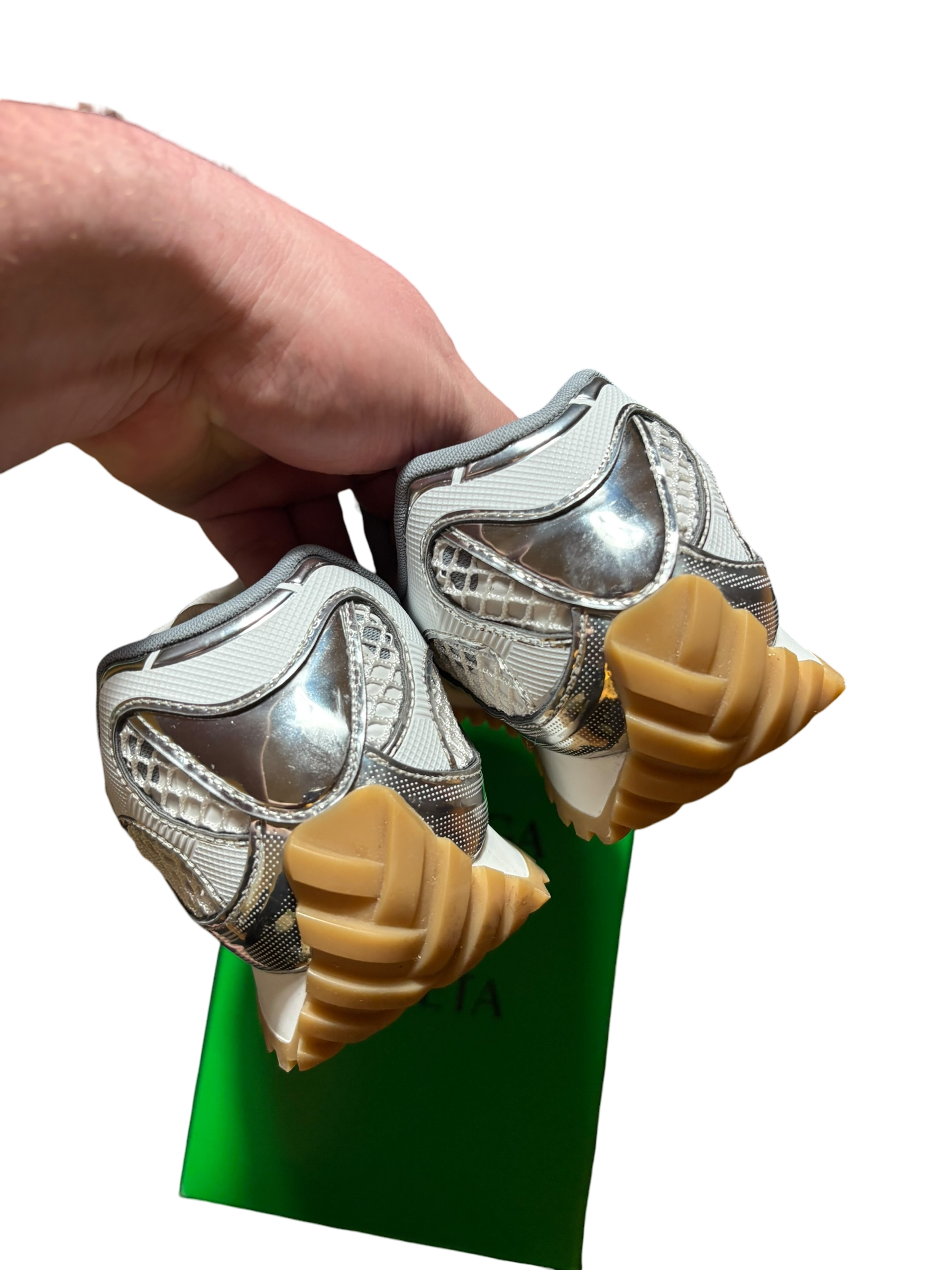 Bottega Veneta Orbit Sneakers Silver