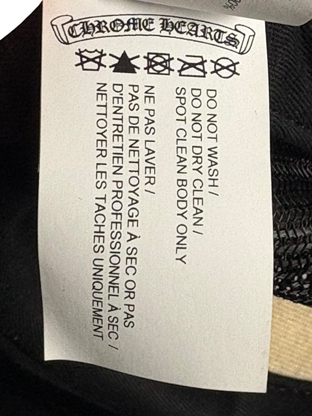 Chrome Hearts King Taco White/Black Trucker Hat