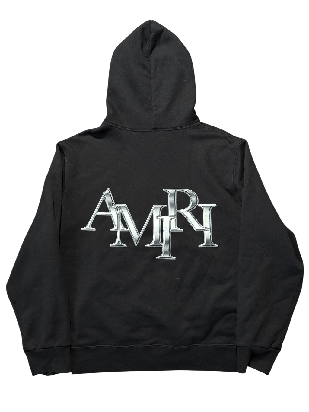Amiri Metallic Logo Pullover Hoodie - Size XXXL
