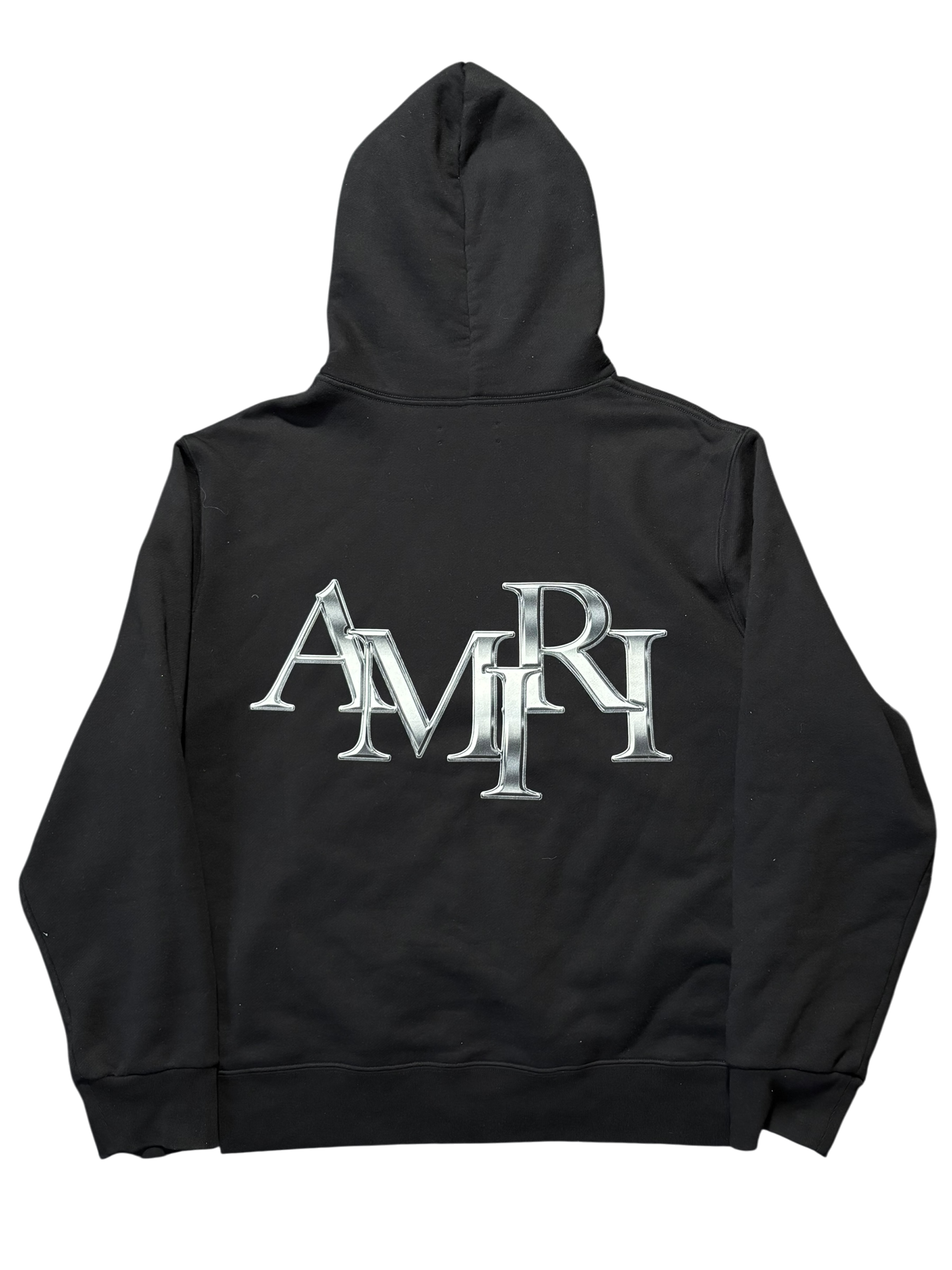 Amiri Metallic Logo Pullover Hoodie - Size XXXL