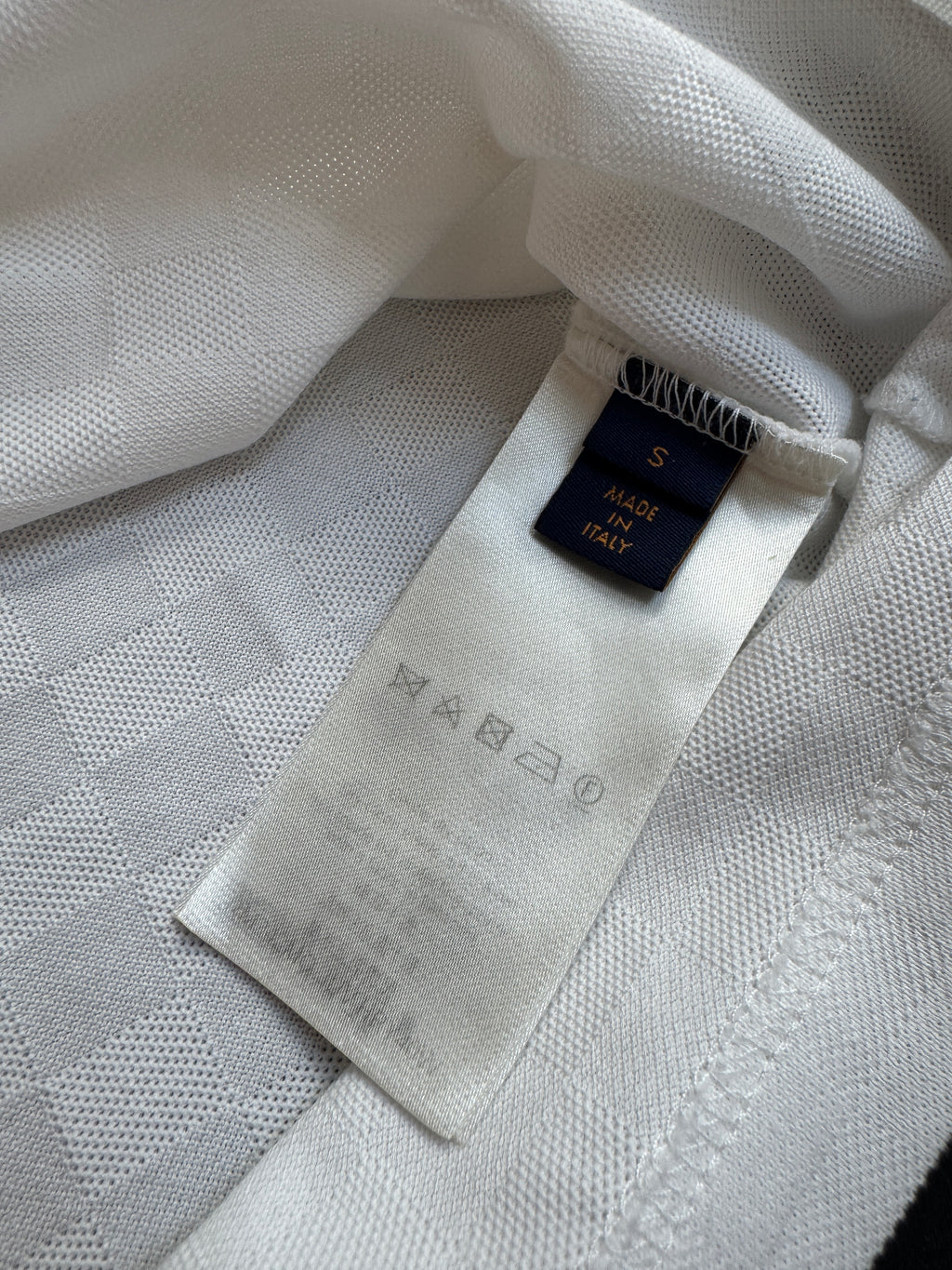 Louis Vuitton White Damier Tee