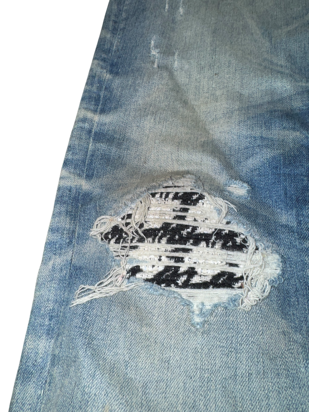 Amiri MX1 Lightwash Boucle Patch