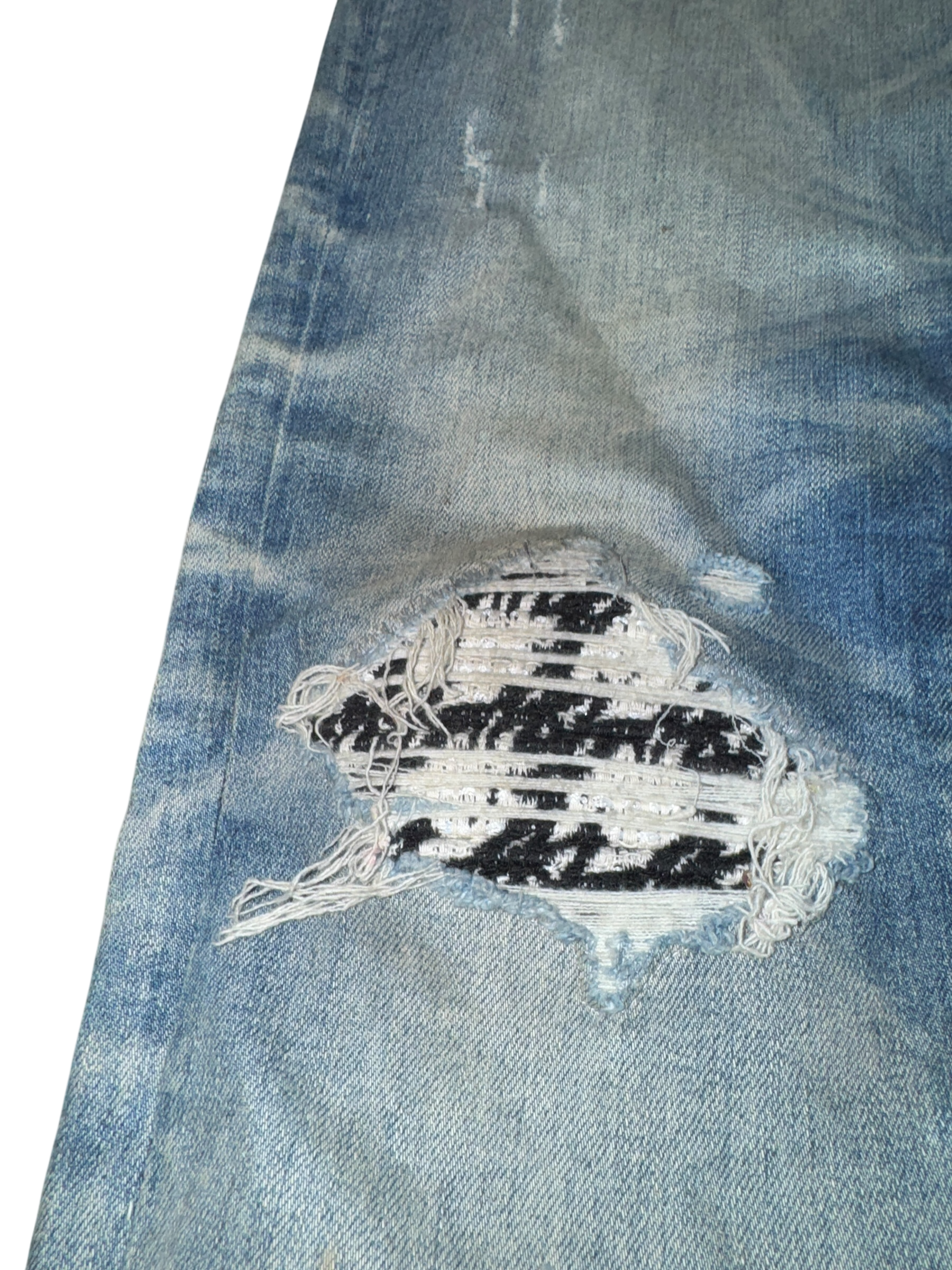 Amiri MX1 Lightwash Boucle Patch