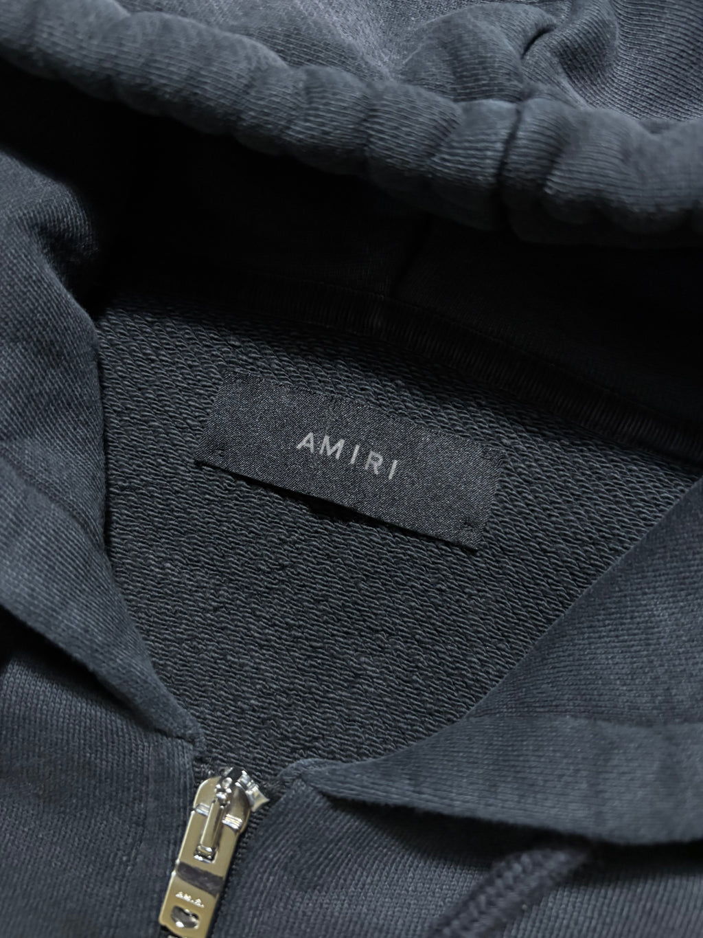 Amiri Crystals Oversized Zip-Up Hoodie - Size Small