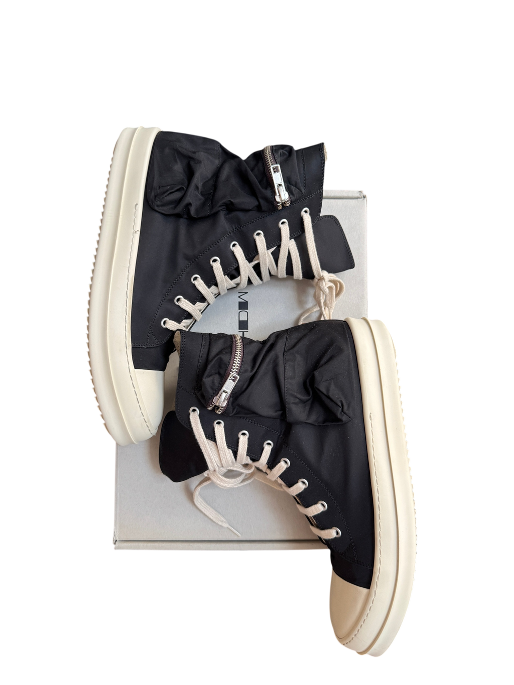 Rick Owen’s Ramone Cargo High Top Sneakers