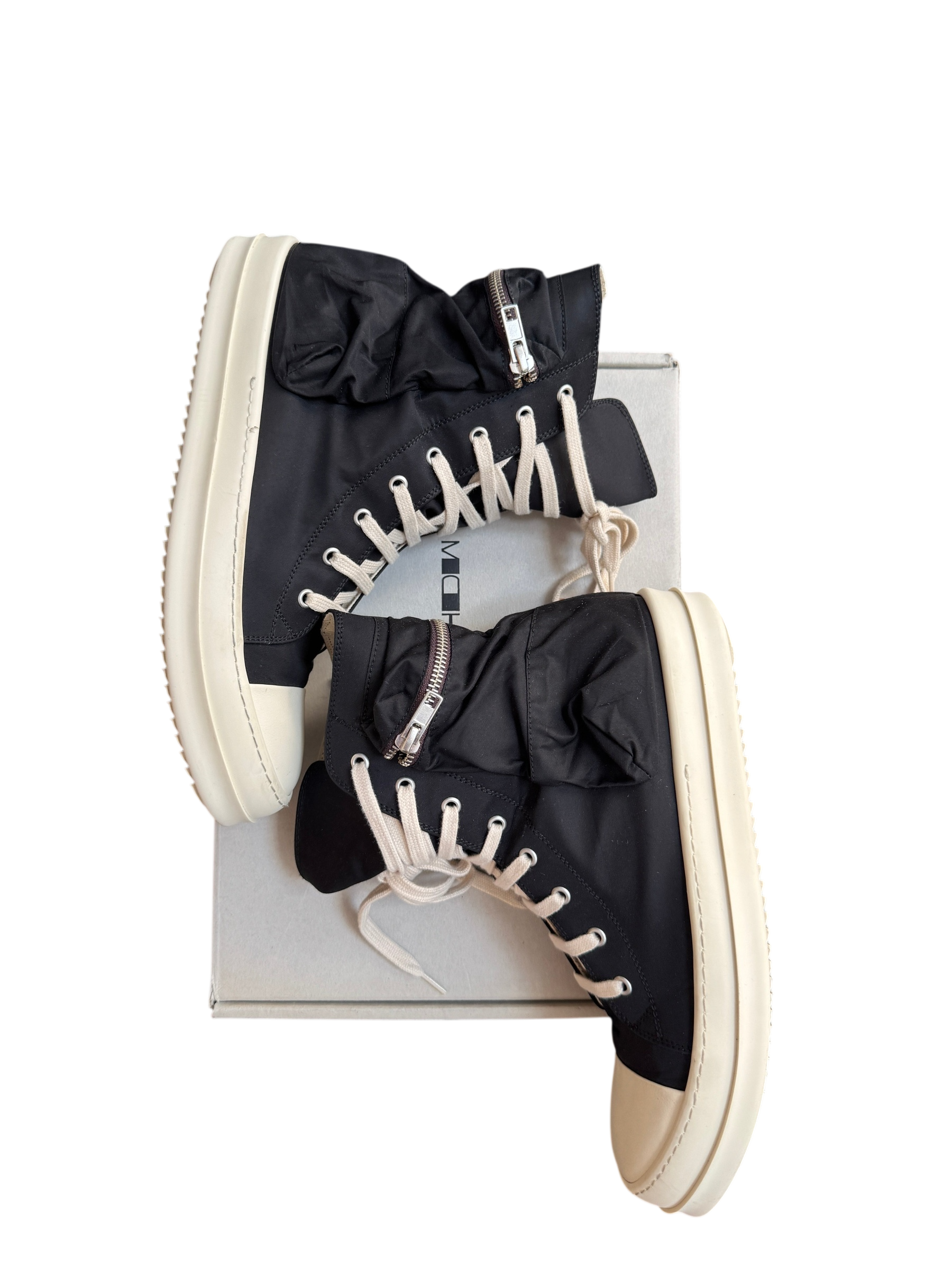 Rick Owen’s Ramone Cargo High Top Sneakers