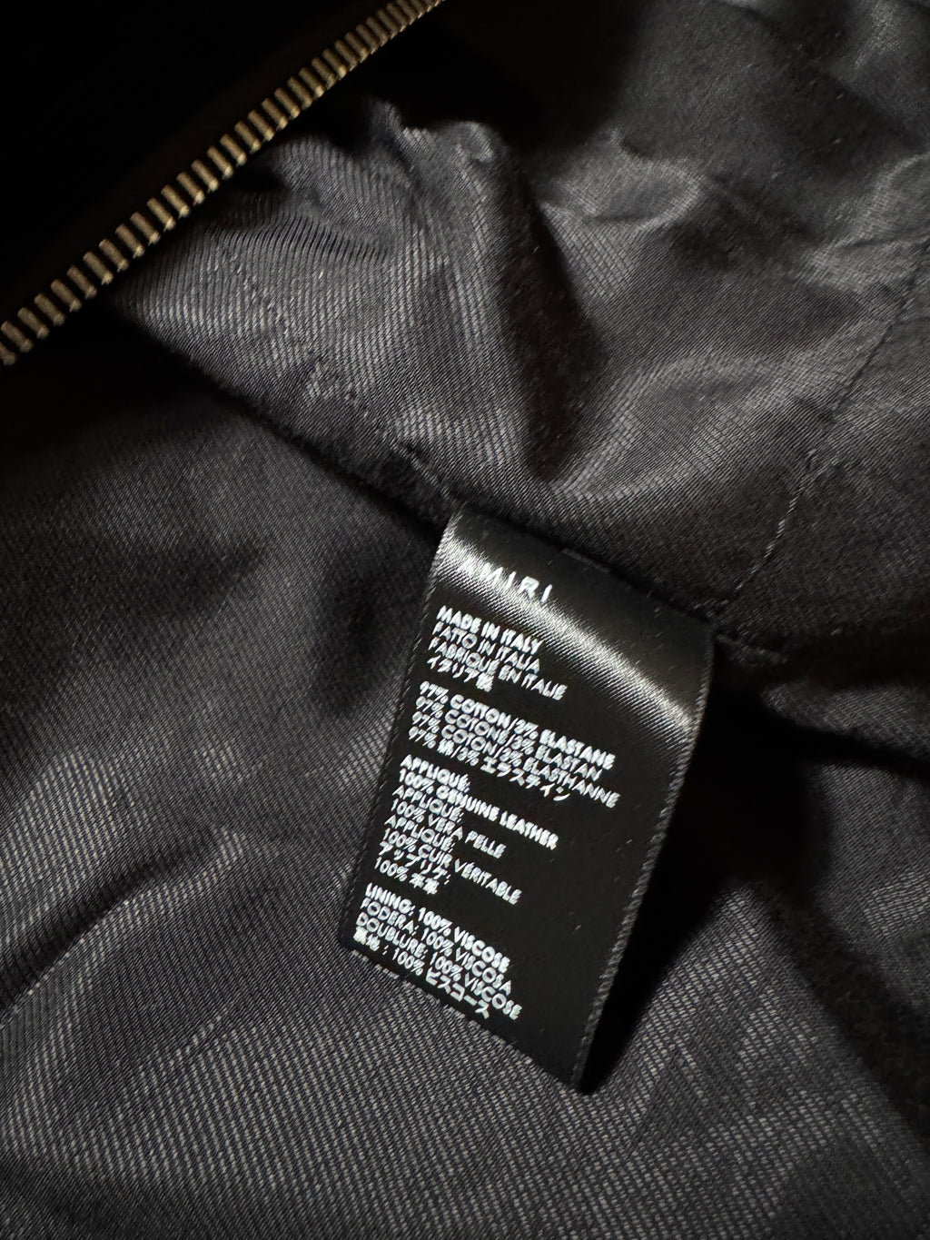 Amiri Corduroy Brothers Varsity Jacket Black