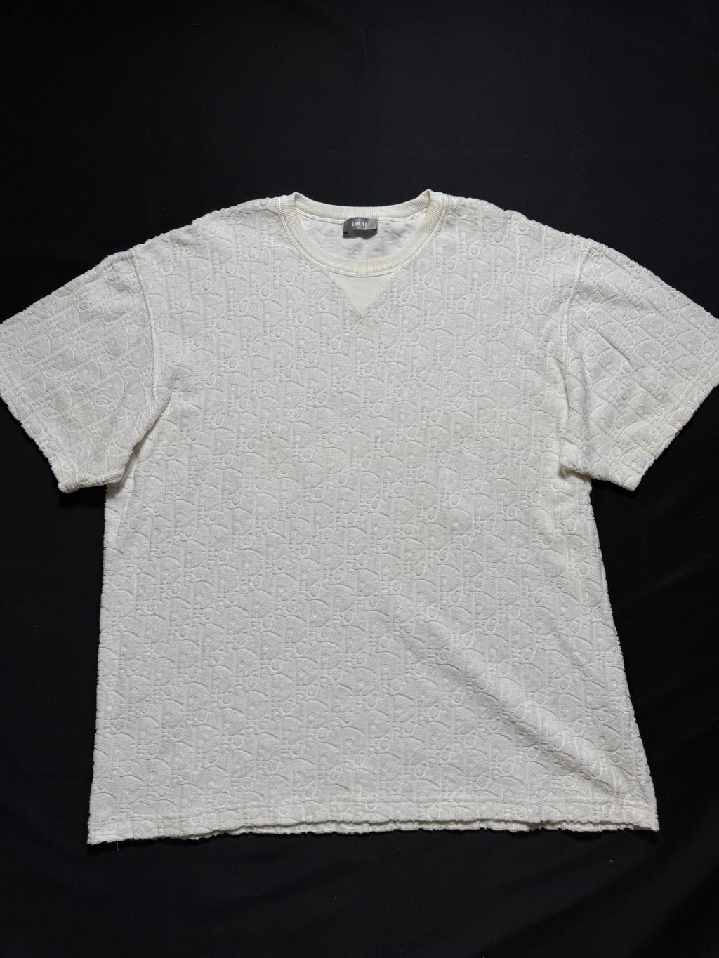 Dior White Towel Tee