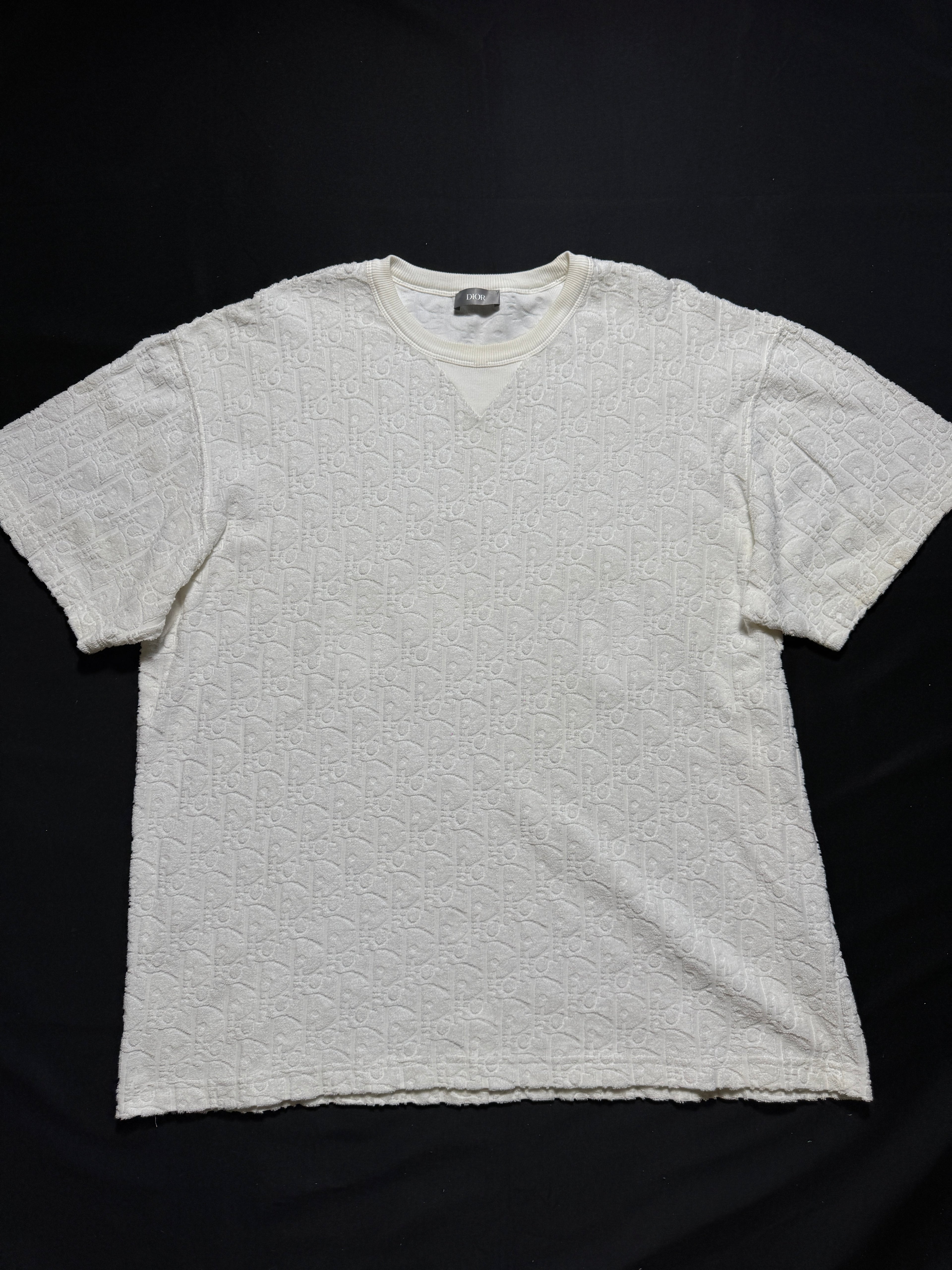 Dior White Towel Tee