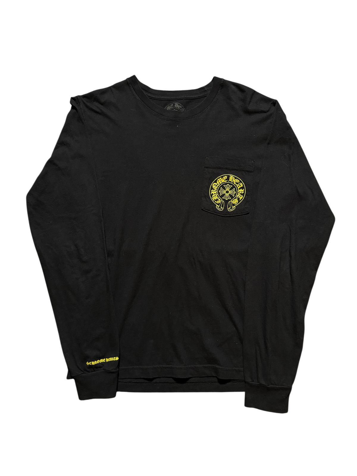 Chrome Hearts Staff Long Sleeve Black Neon Green