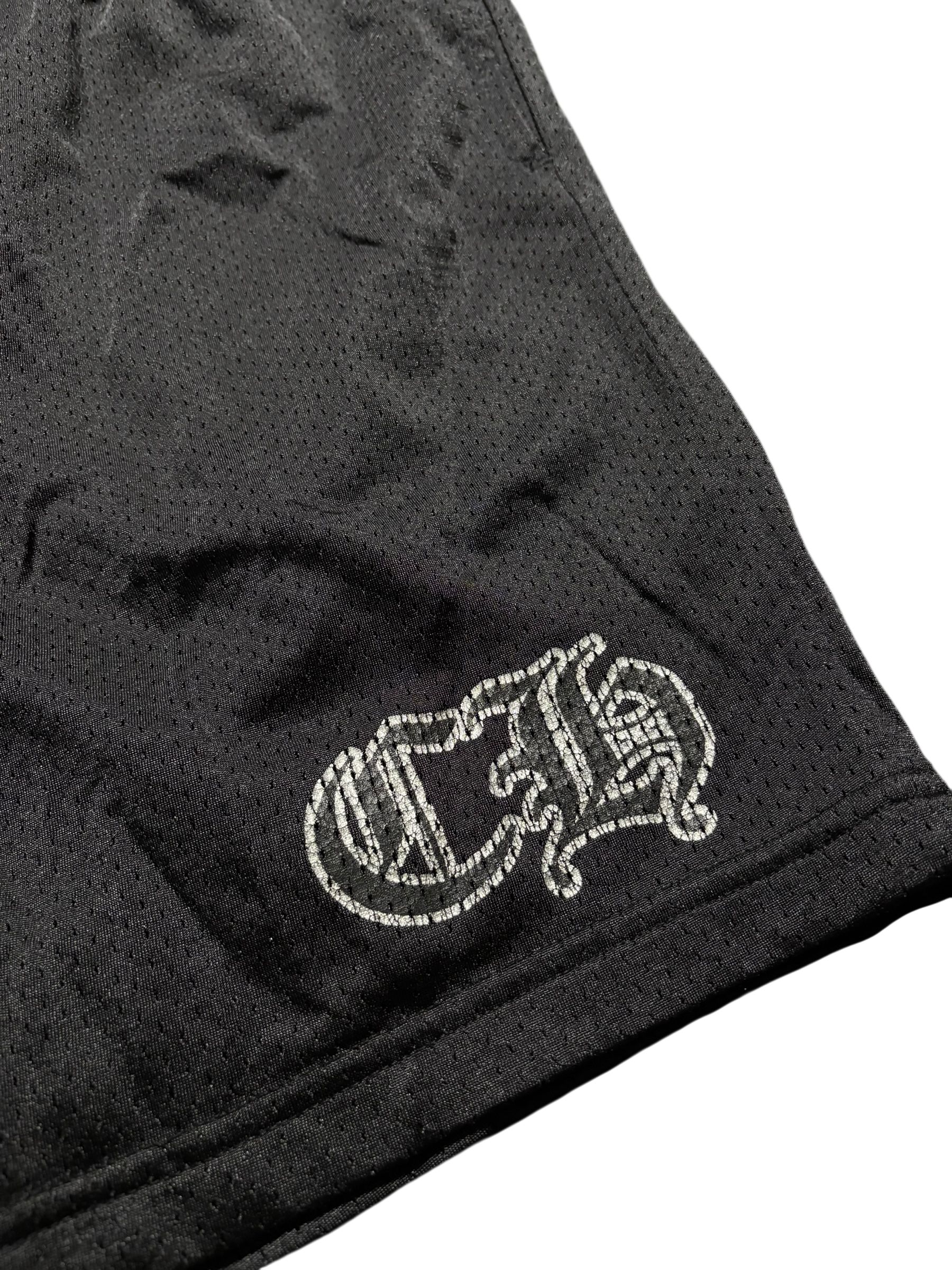 Chrome Hearts Black Mesh Shorts Size Extra Large