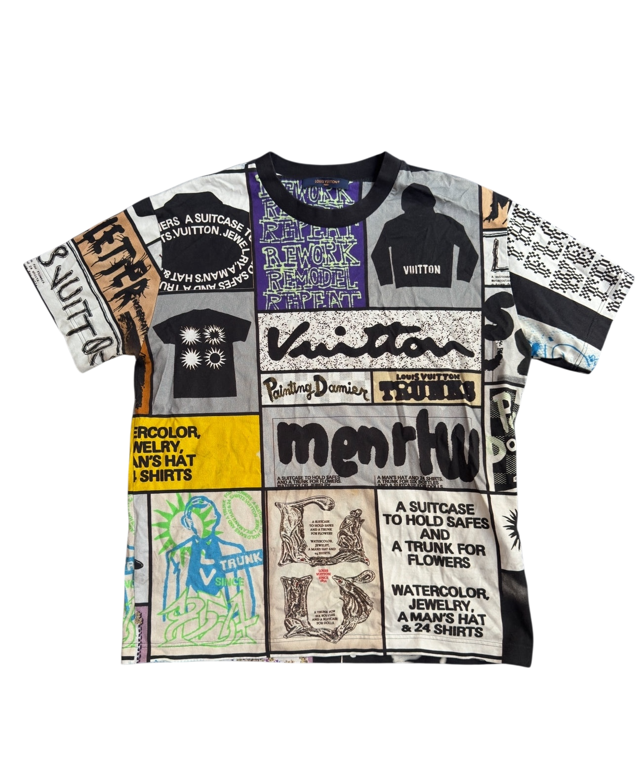 Louis Vuitton Printed Color T-Shirt