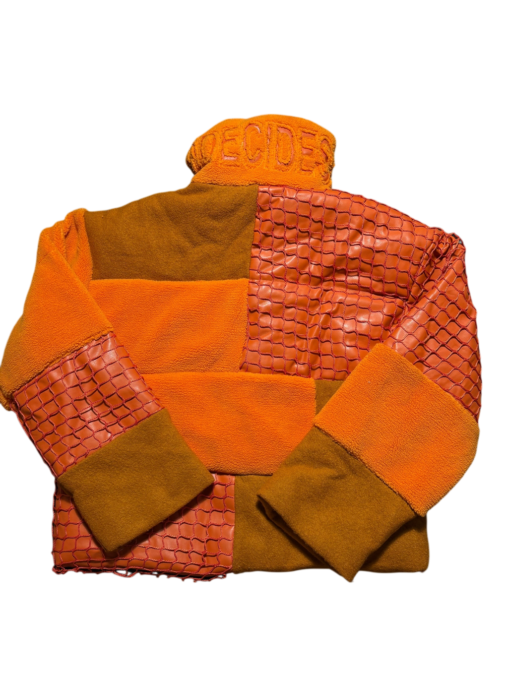 Who Decides War Orange Puffer Jacket