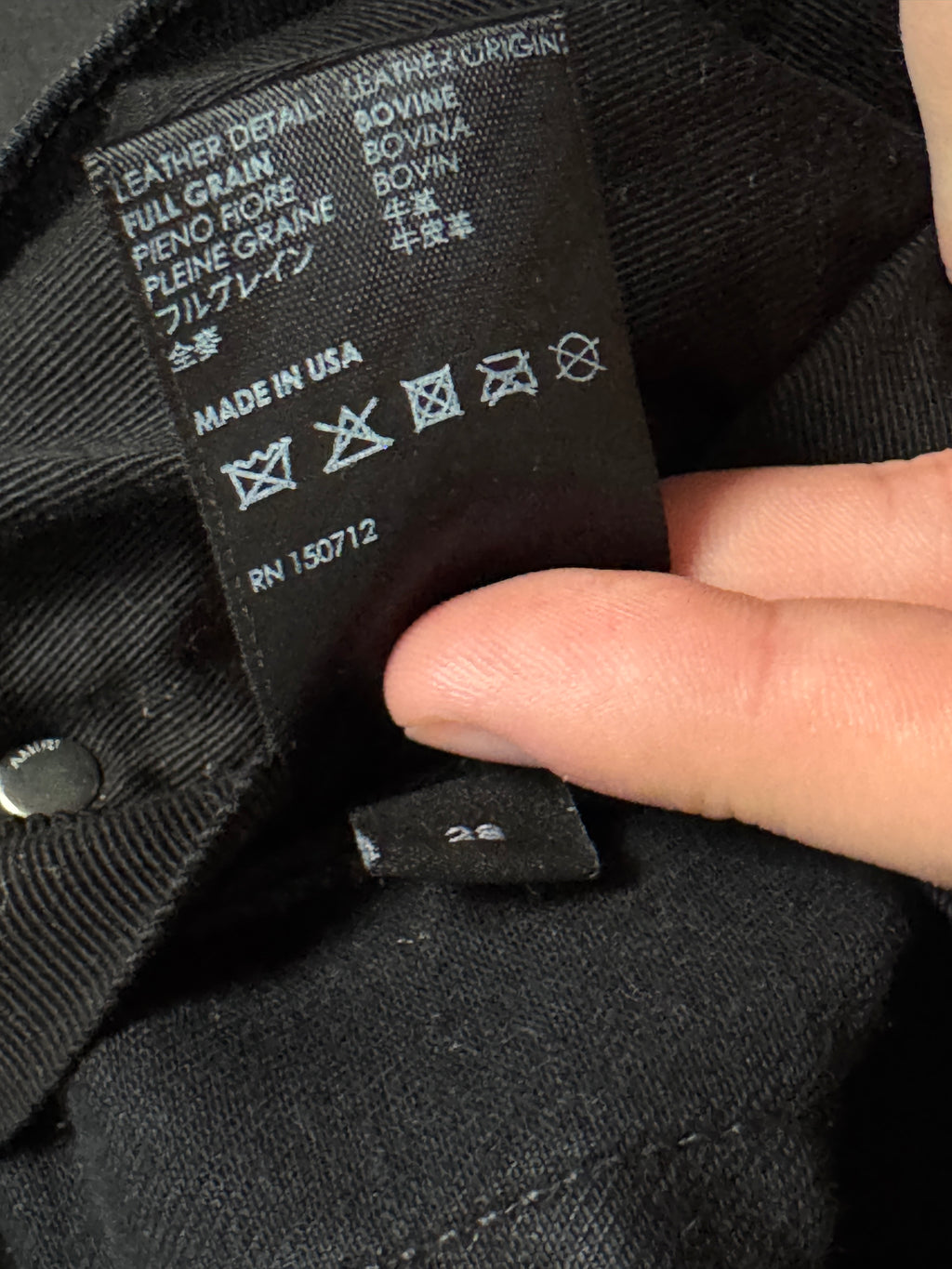 Amiri MX1 Black Camo Patch Jeans