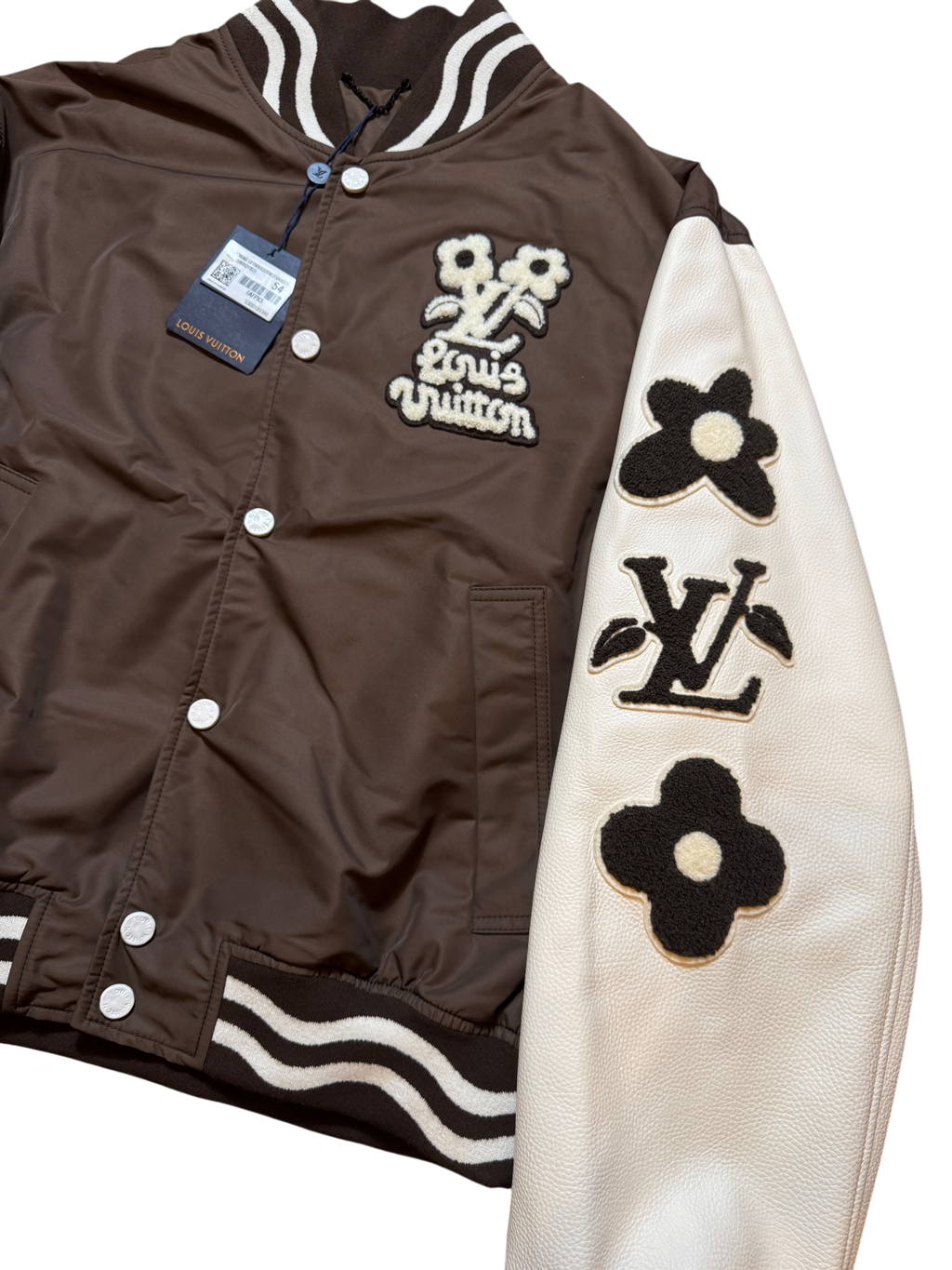 Louis Vuitton by Tyler, the Creator Embroidered Varsity Jacket - Size 52