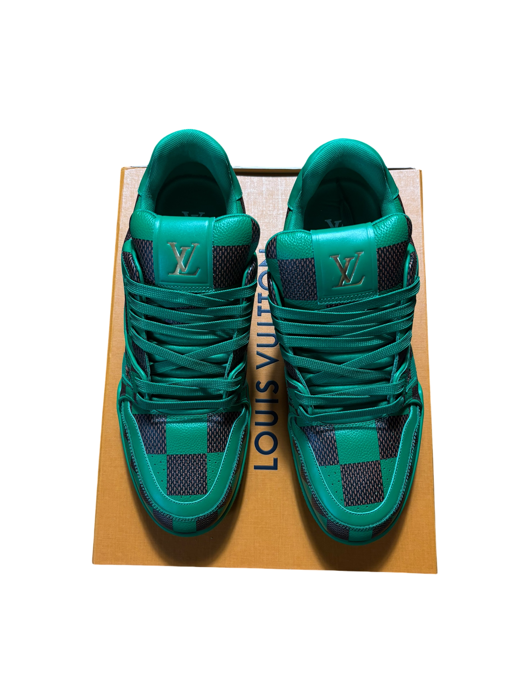 Louis Vuitton Trainer Green Damier - 9LV
