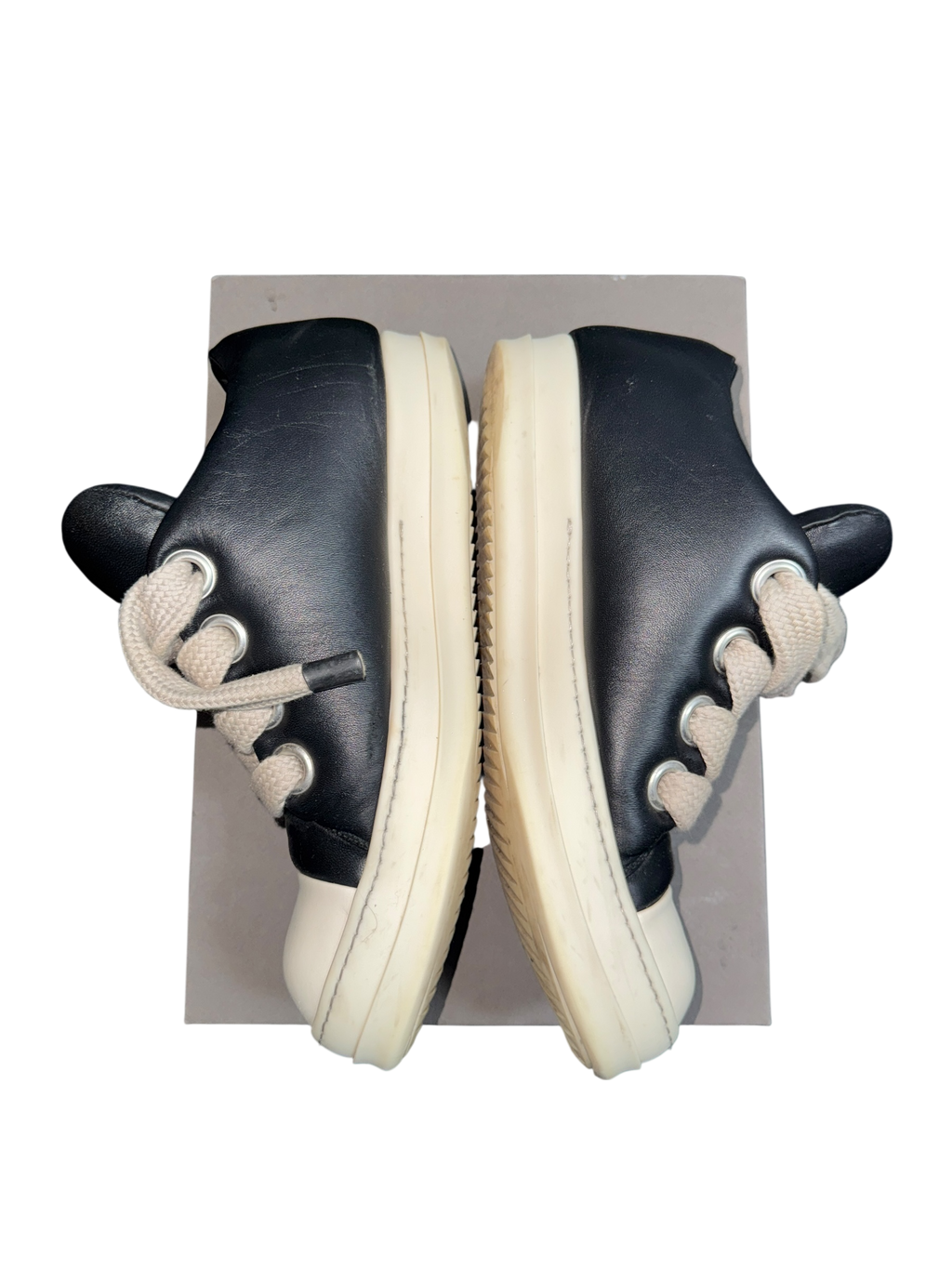Rick Owens Jumbo Lace Low Top Padded Sneaker Black - 9